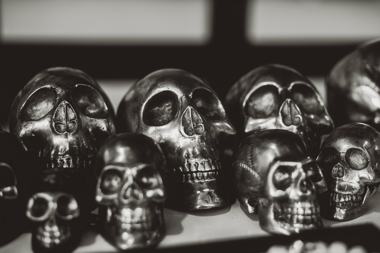 heavy metal skulls