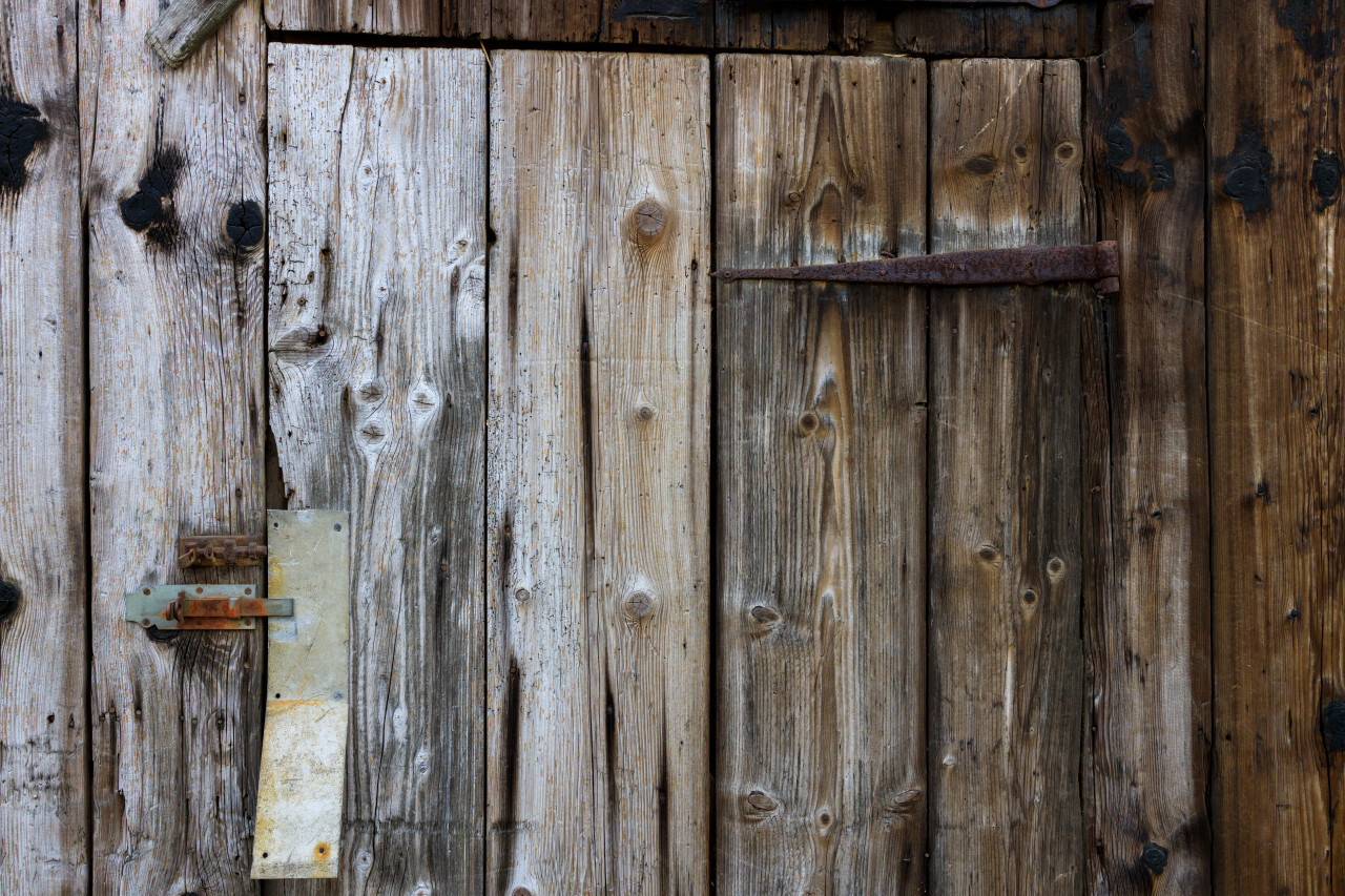 old rustical wood door texture