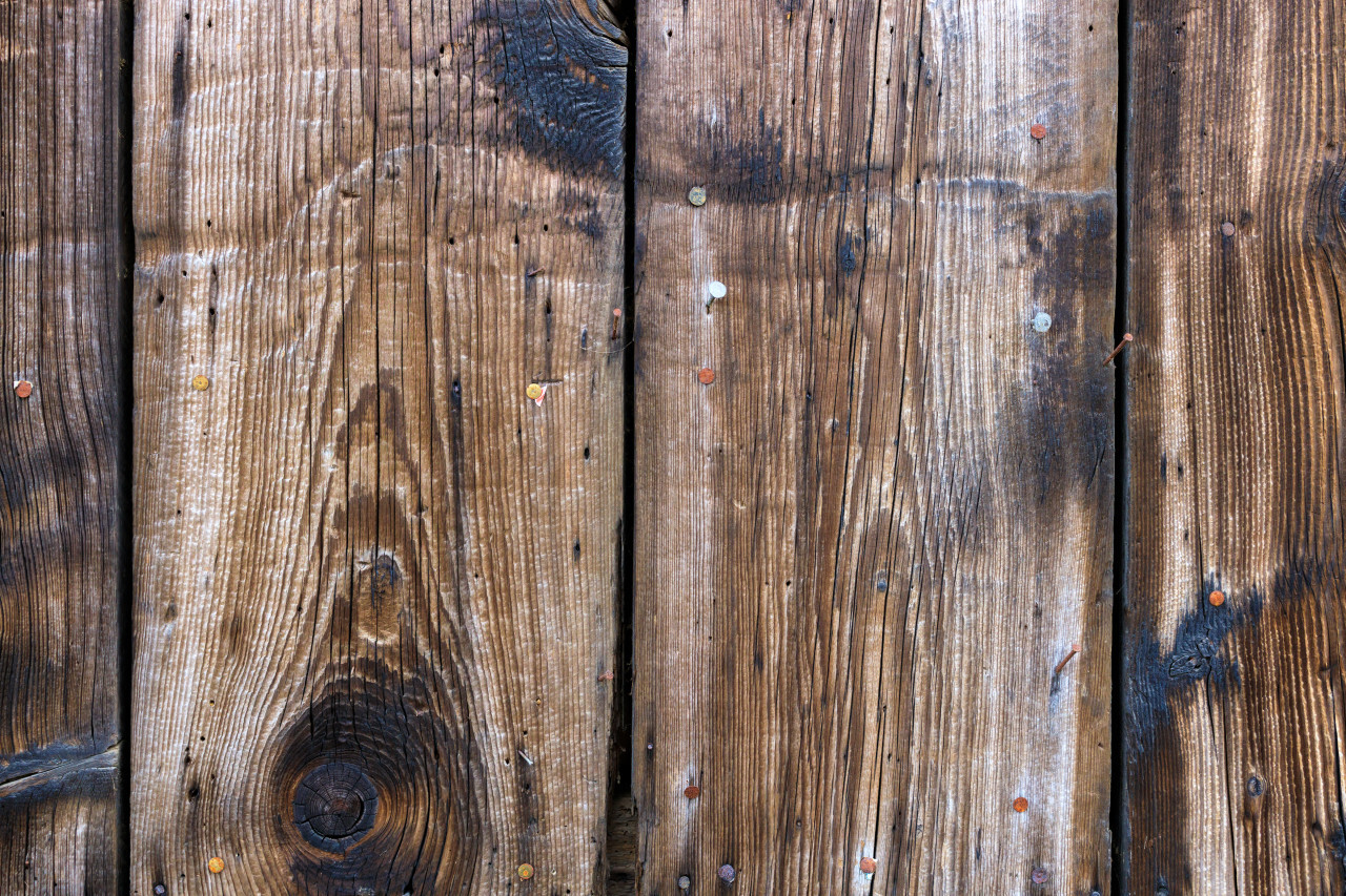 Wooden background, Wood texture. Rustic weathered surface