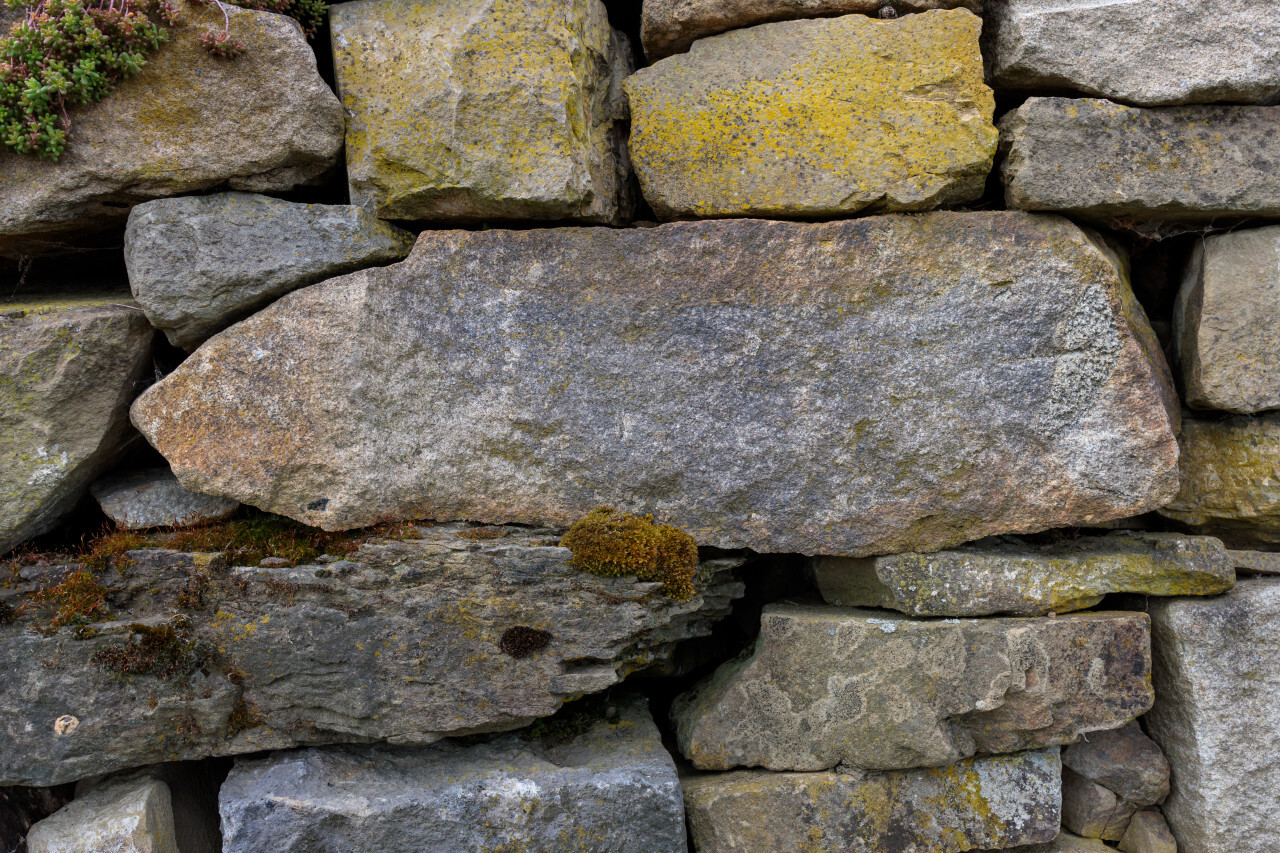 Full frame stone wall texture