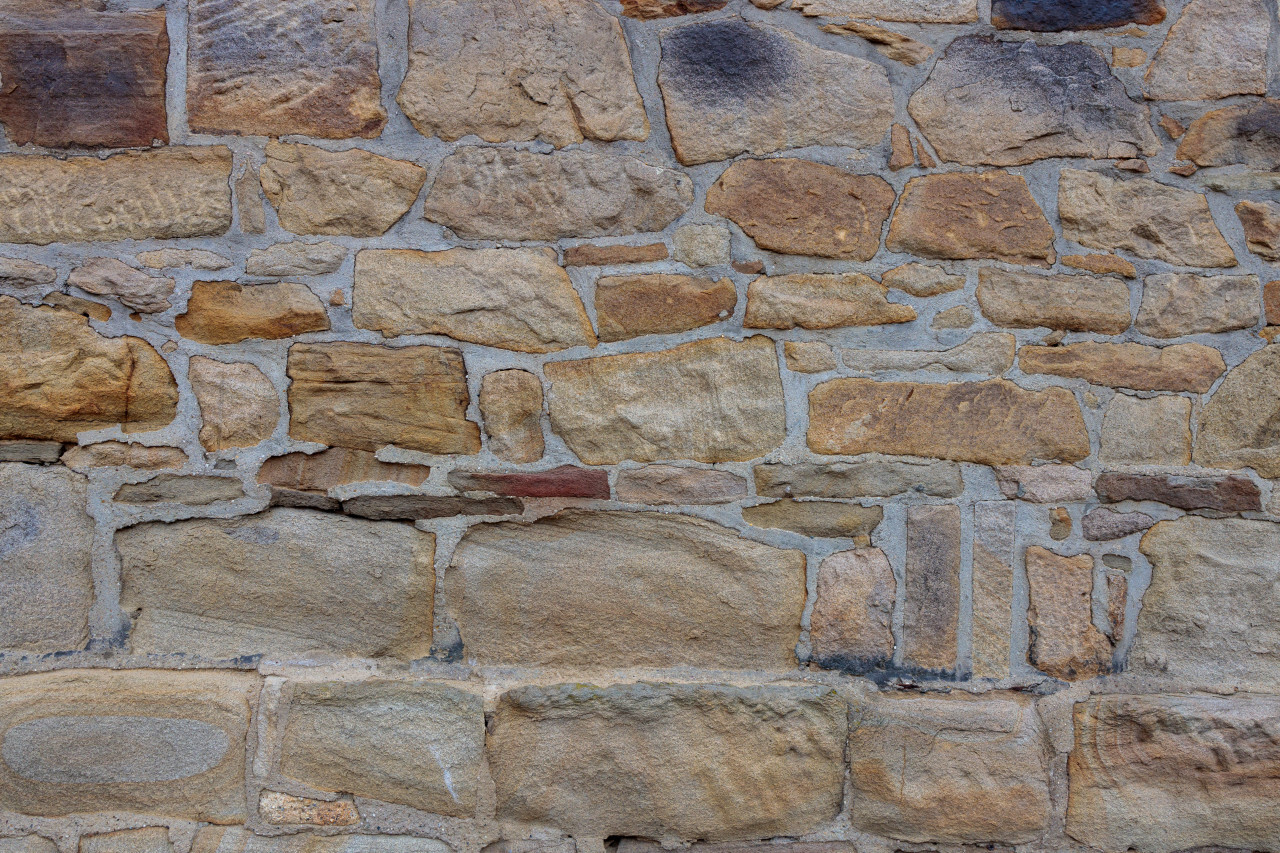 Stone wall texture of an old castle