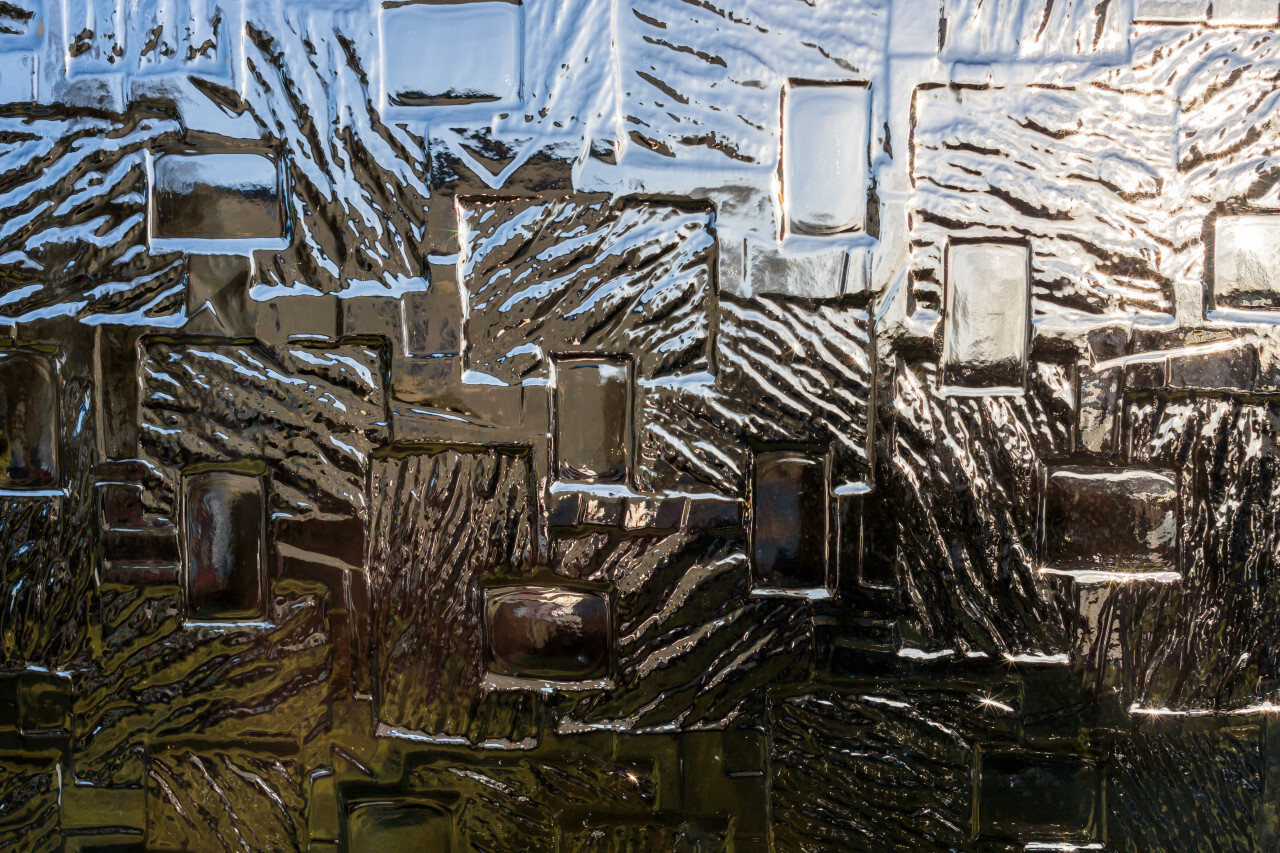 Patterned glass texture