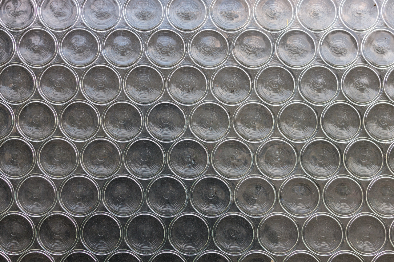 Glass texture small circles