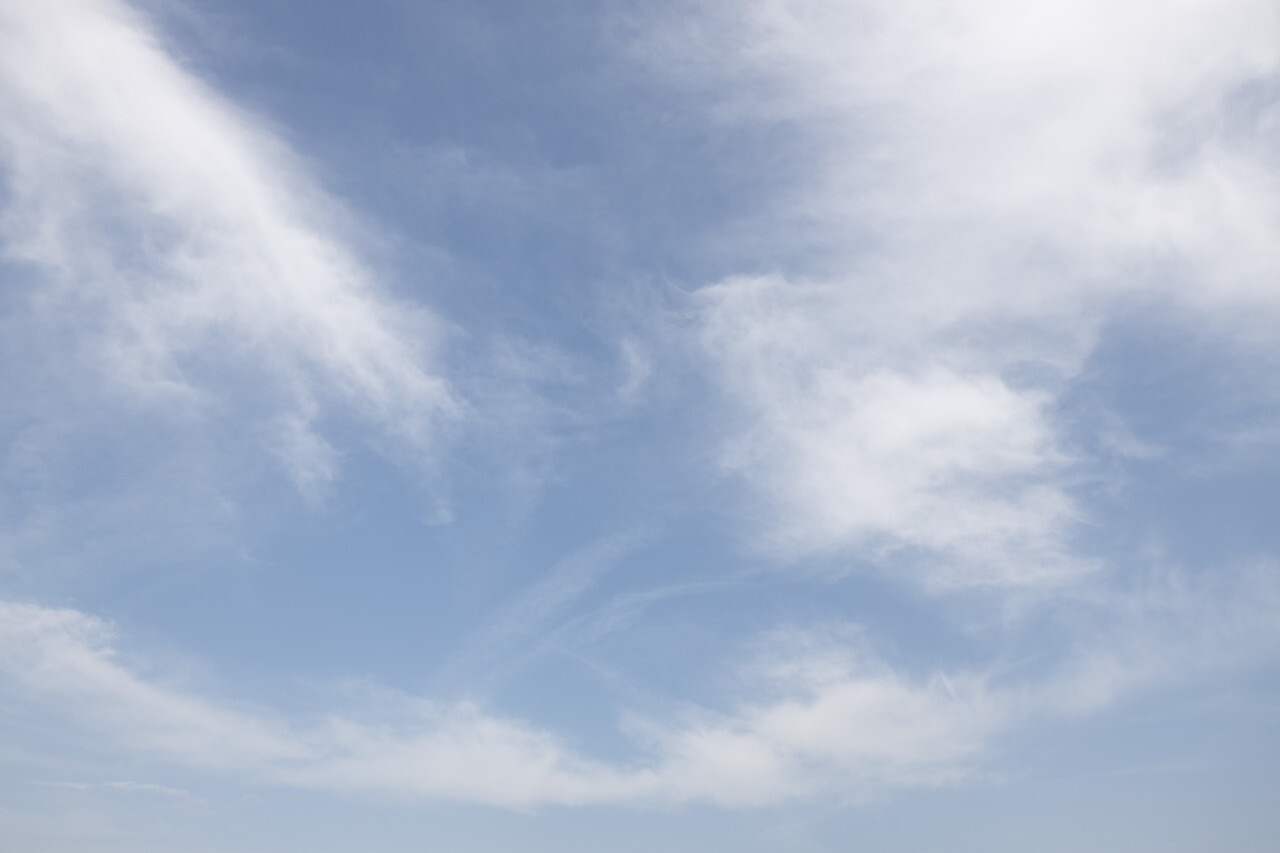 beautiful cloudy blue sky