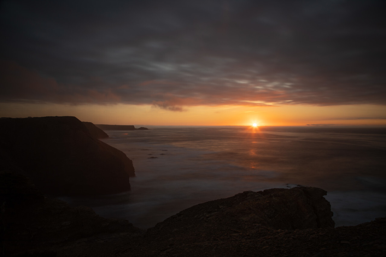 Praia de monte clerigo in Portugal