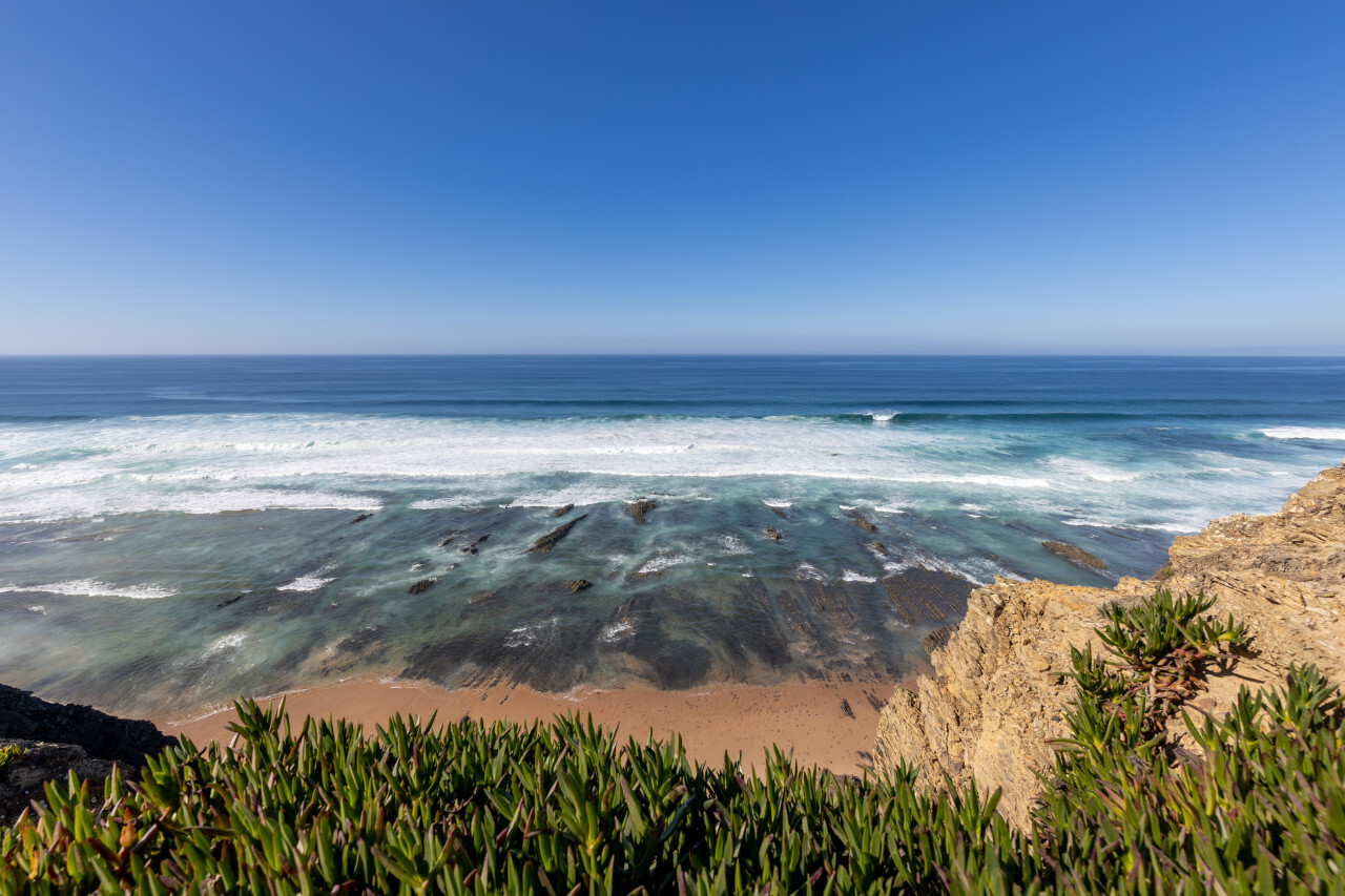 Praia de Monte Clerigo by Aljezur in Portugal Seascape