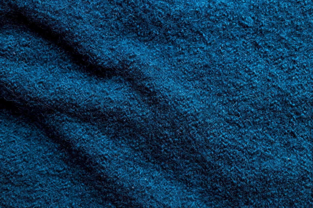 Blue textile fabric background
