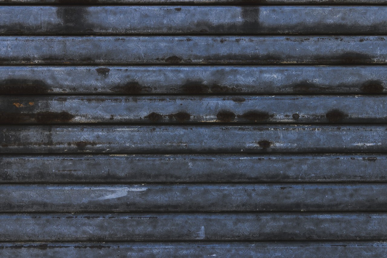 rusty metal shutters texture