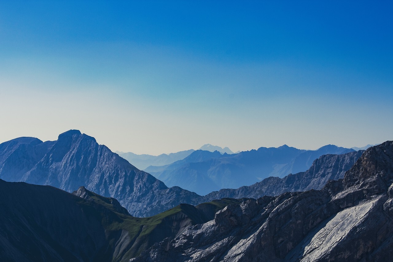 Zugspitze and the alps