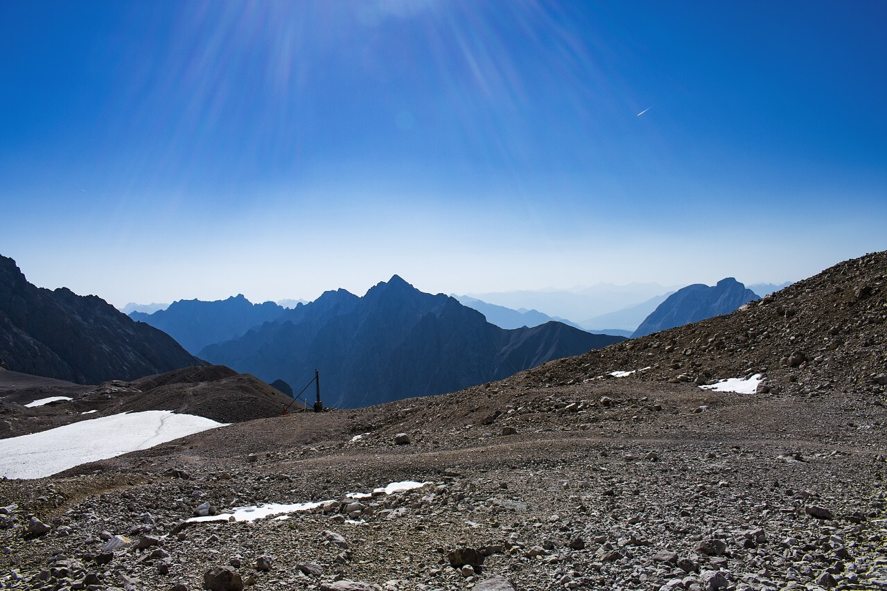 Zugspitze and the alps