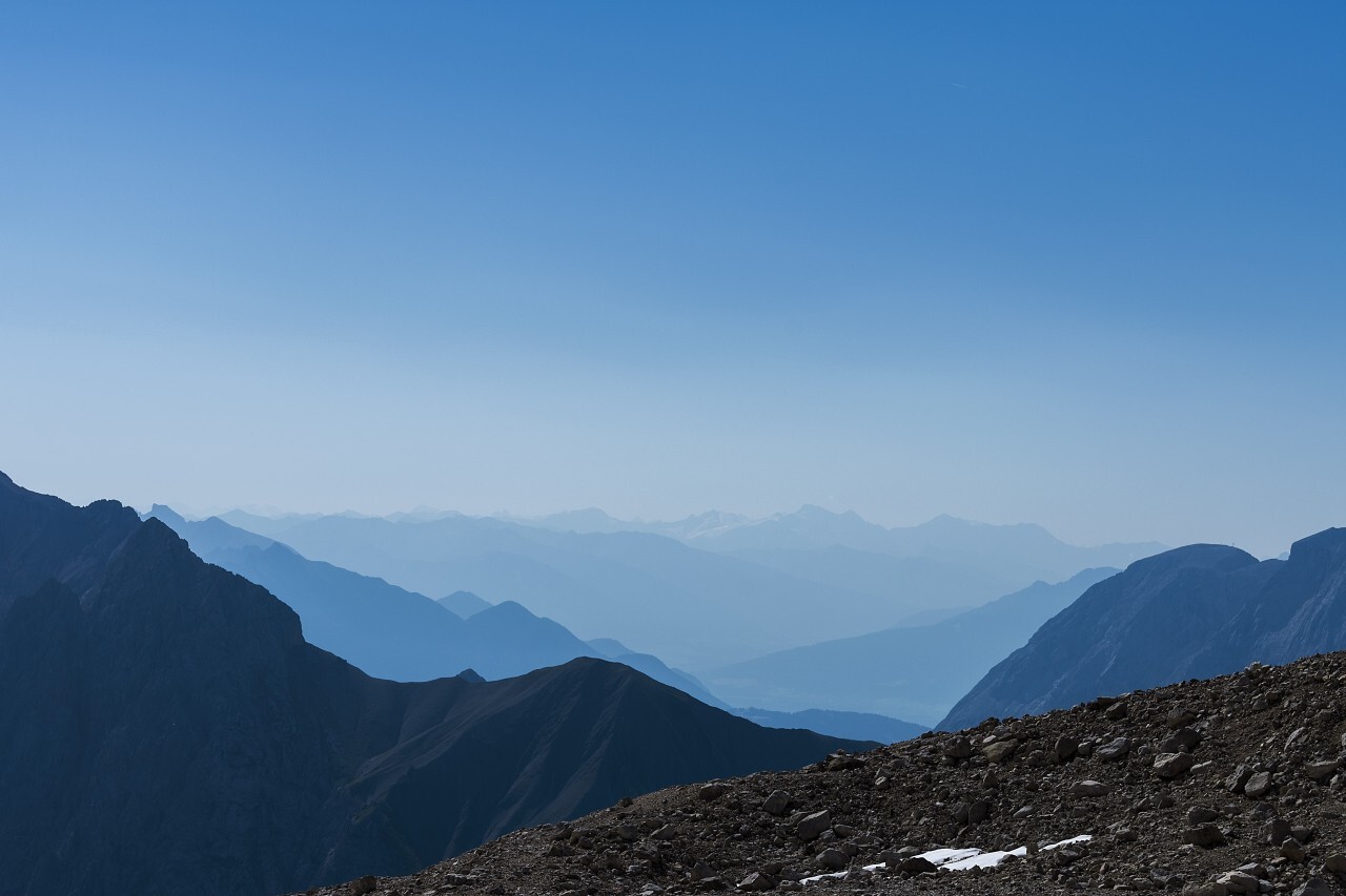 Zugspitze and the alps