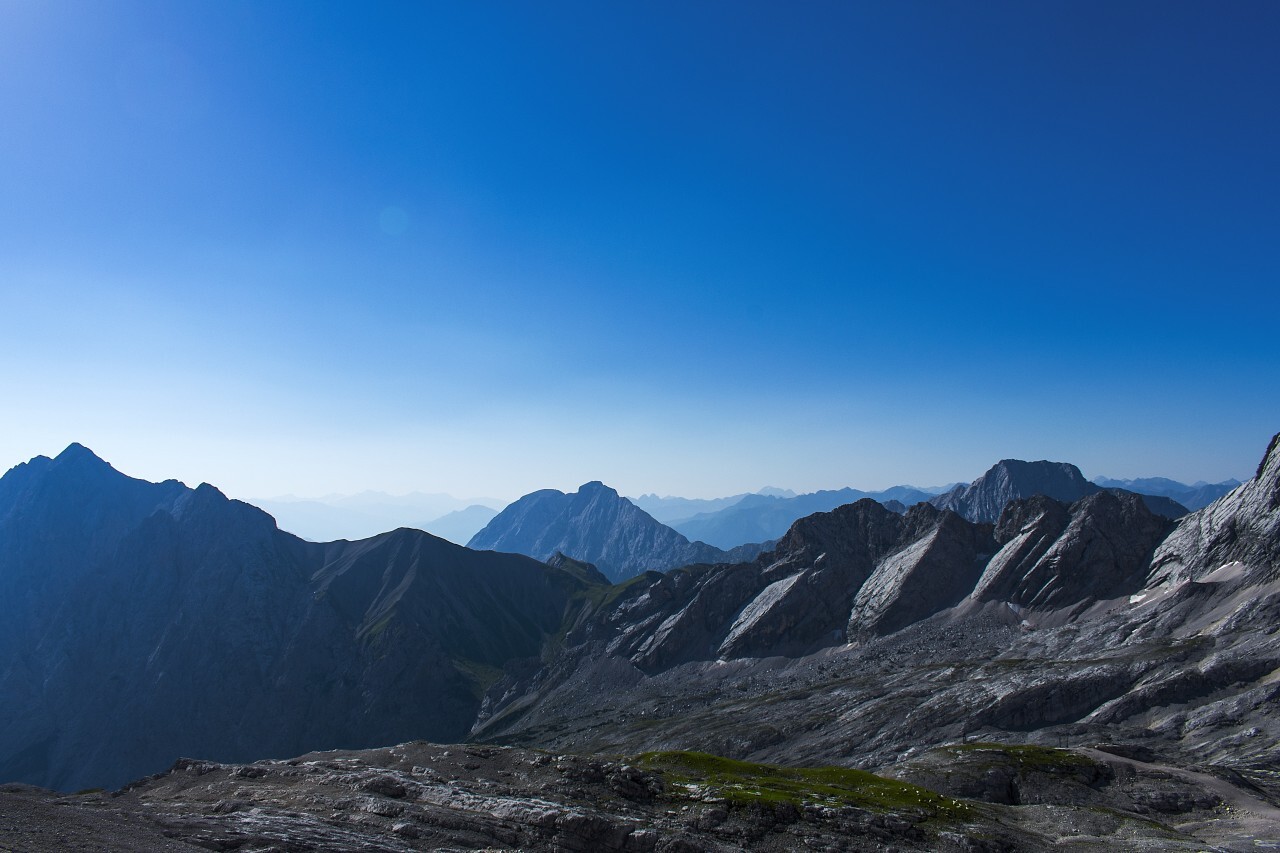 Zugspitze and the alps