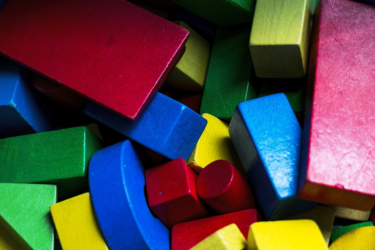 colorful toy blocks