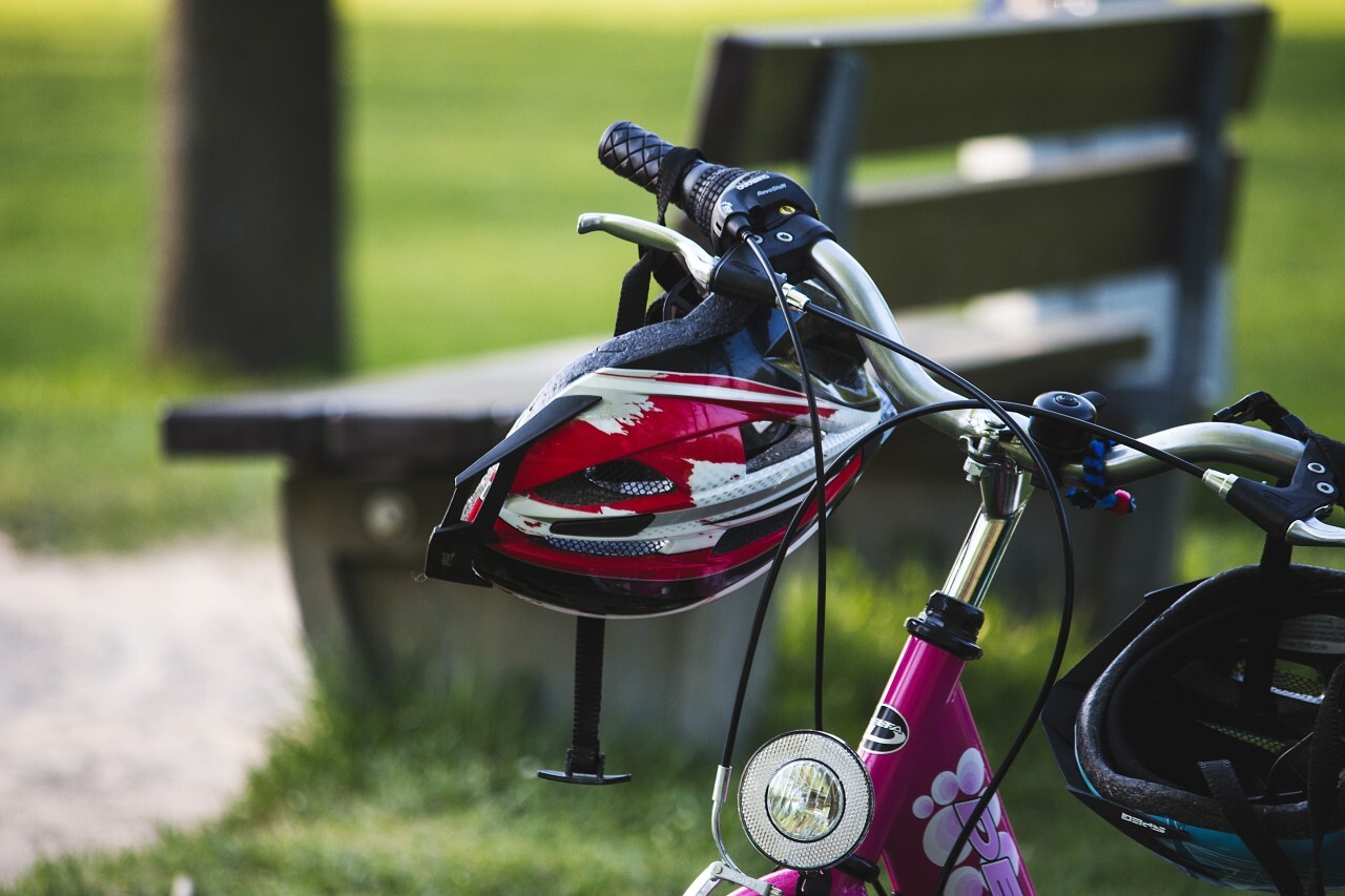 childrens bike and bicycle helmet