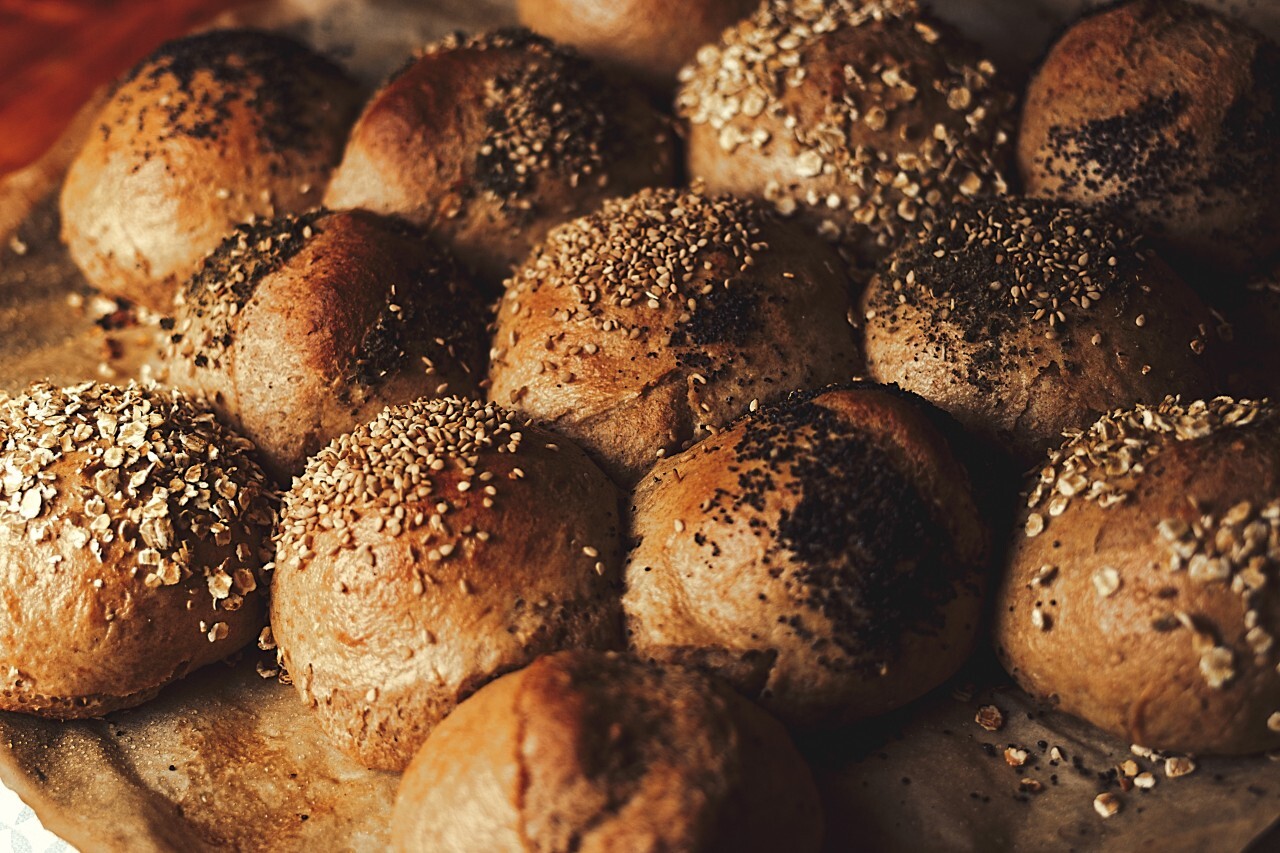 fresh baked homemade rolls