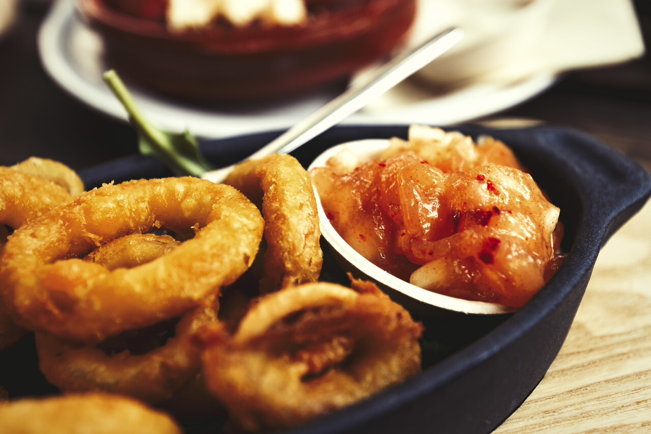 squid rings calamari tapas