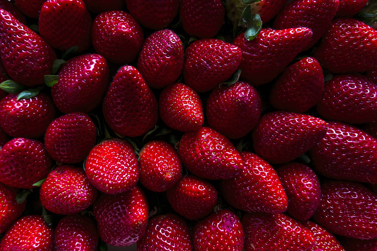 strawberry texture background