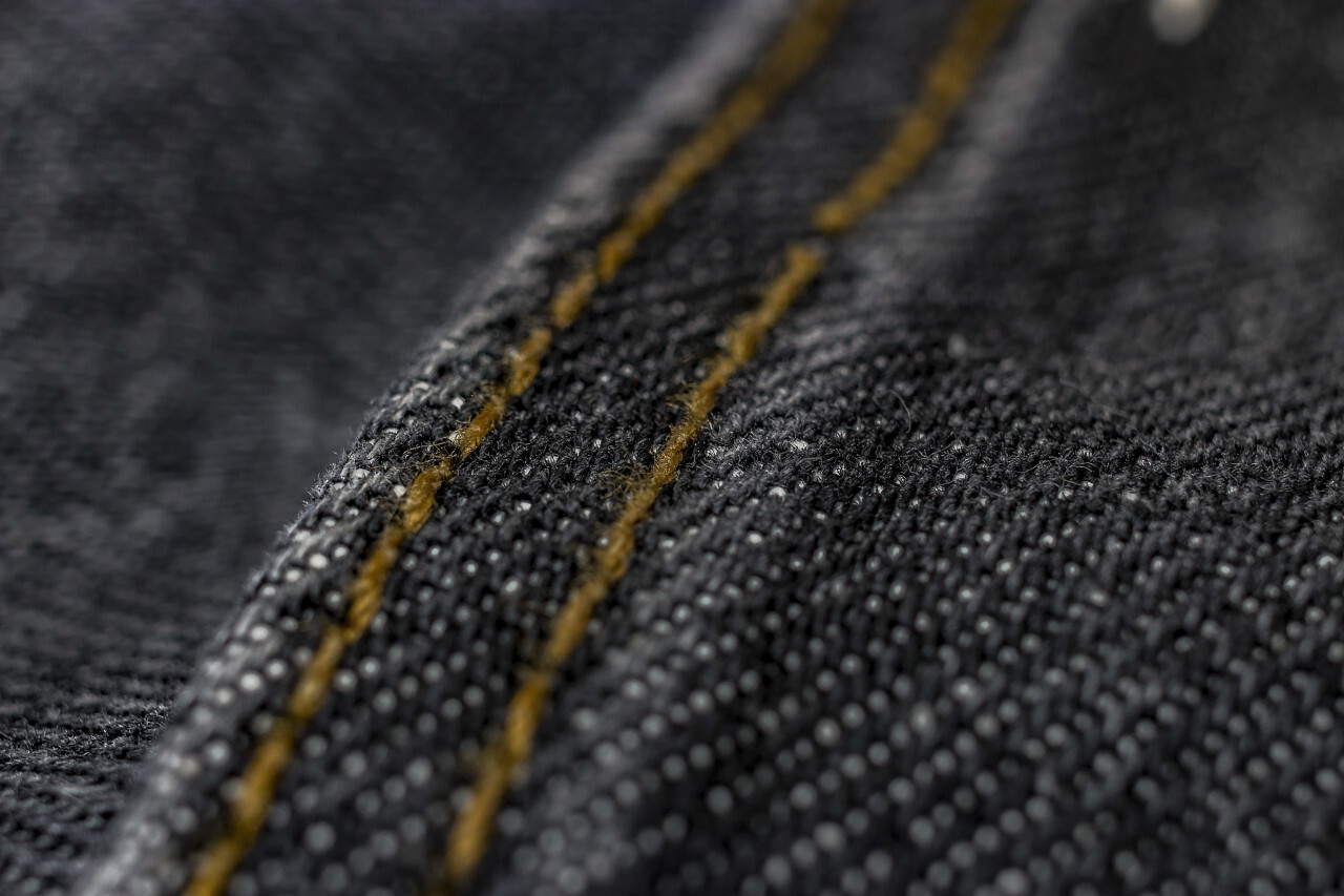black jeans fabric texture