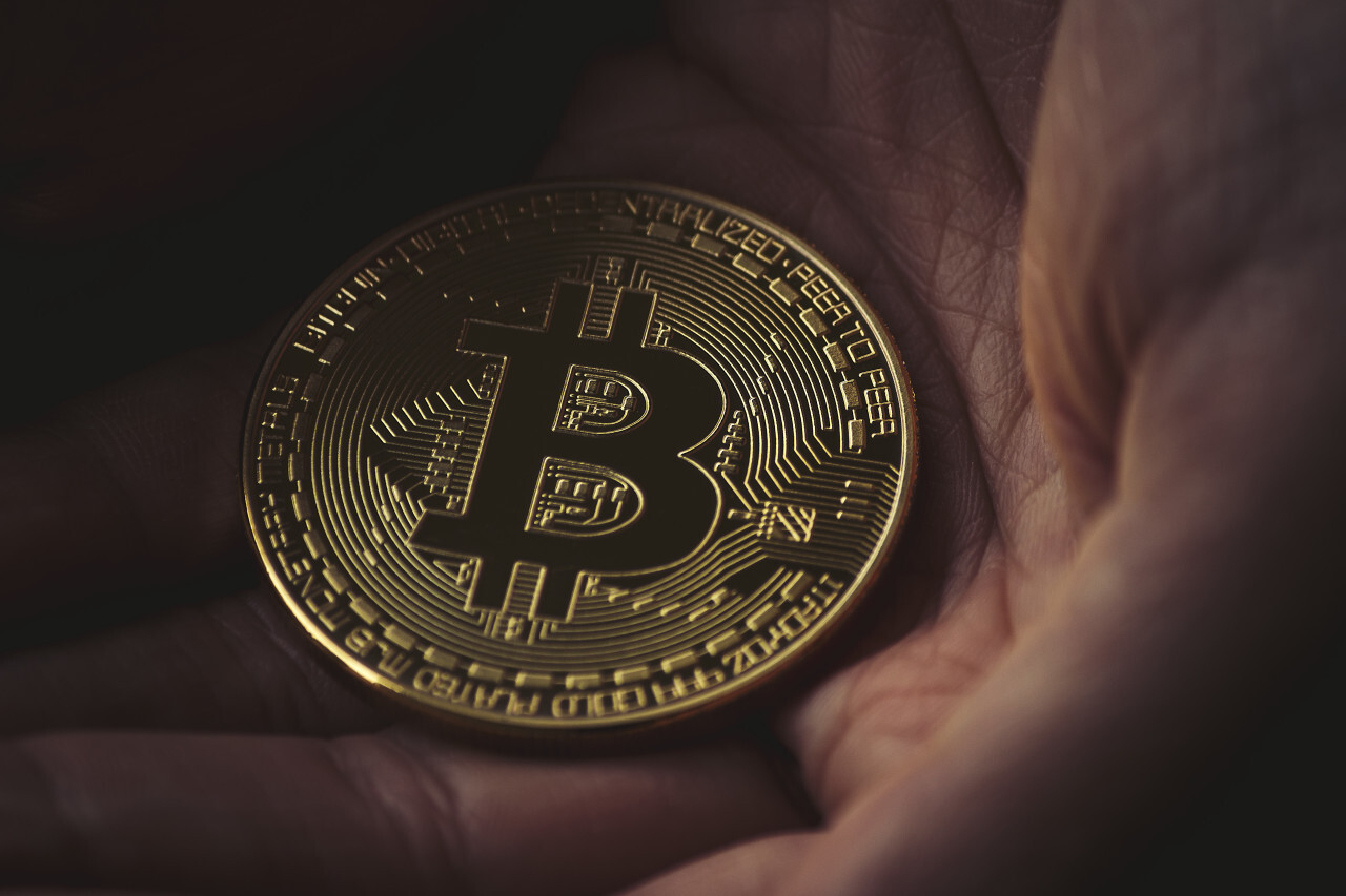 bitcoin in hand