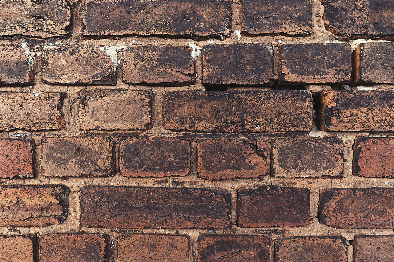 old red brick wall texture