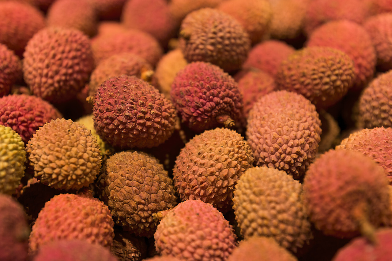 delicious lychees