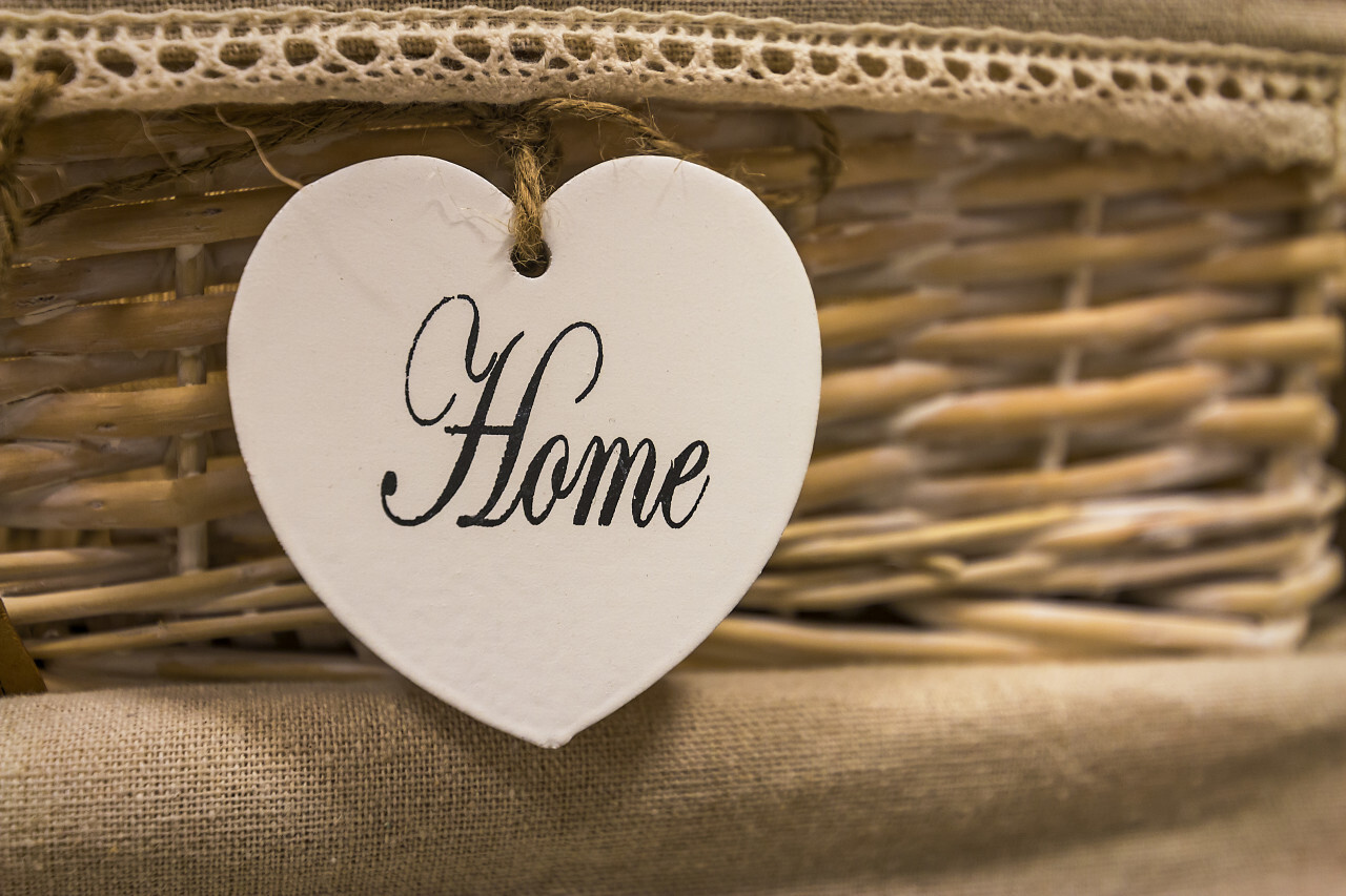 home heart basket