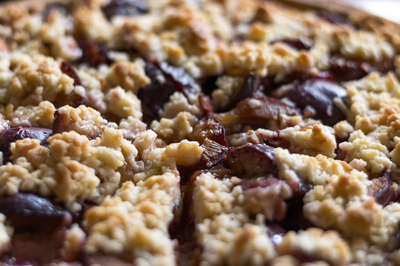 Plum cake Background