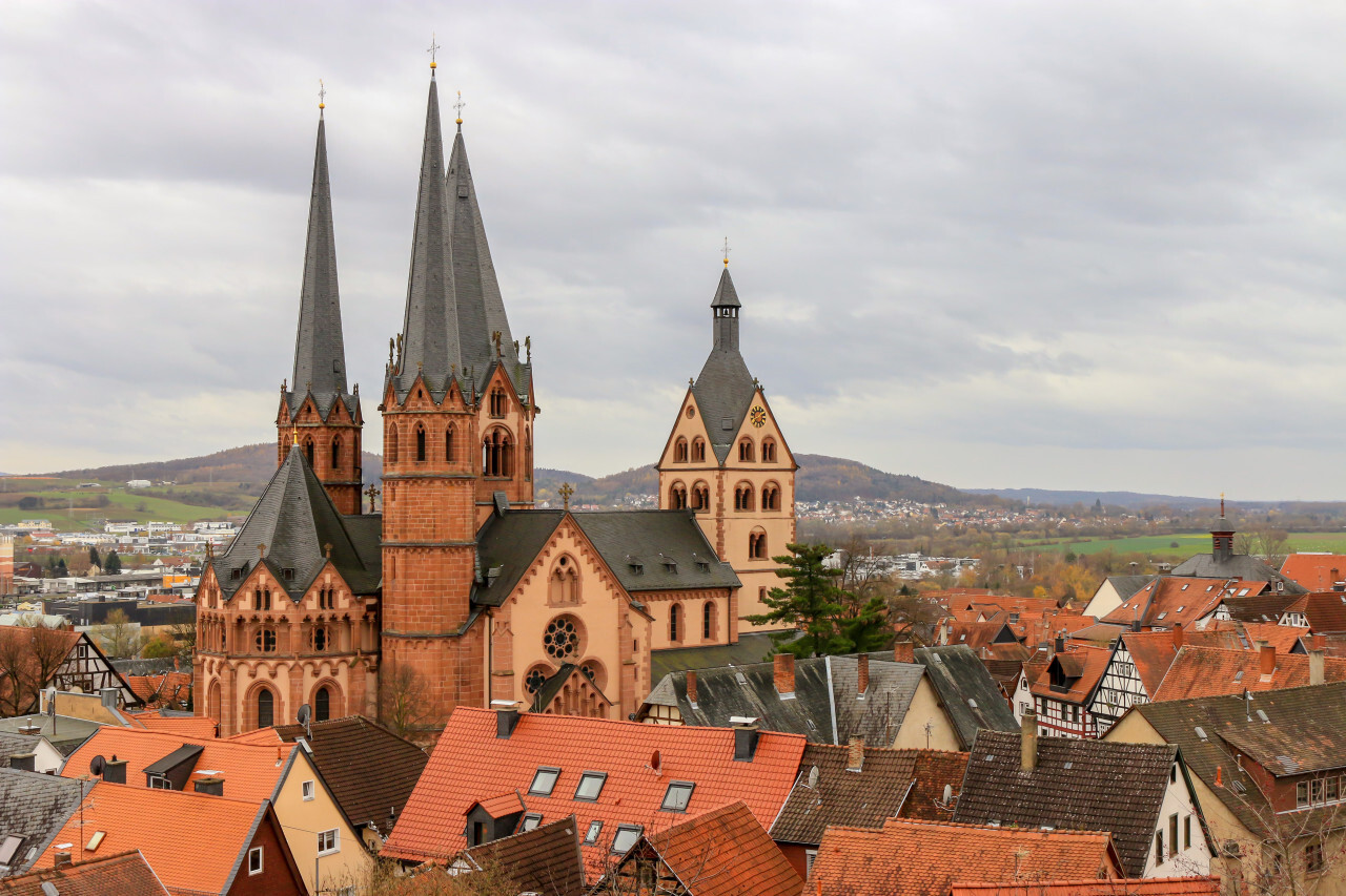 St. Mary church in Gelnhausen Cityscape