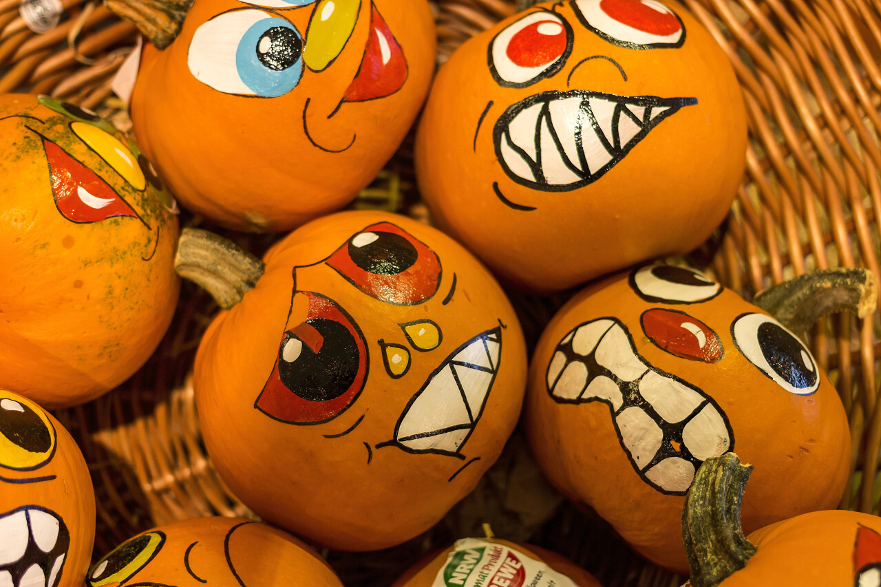 funny halloween pumpkins