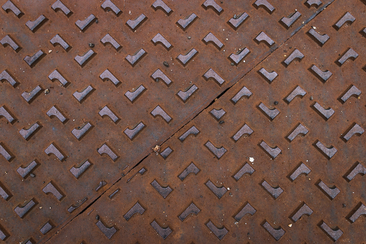 rusty metal floor texture