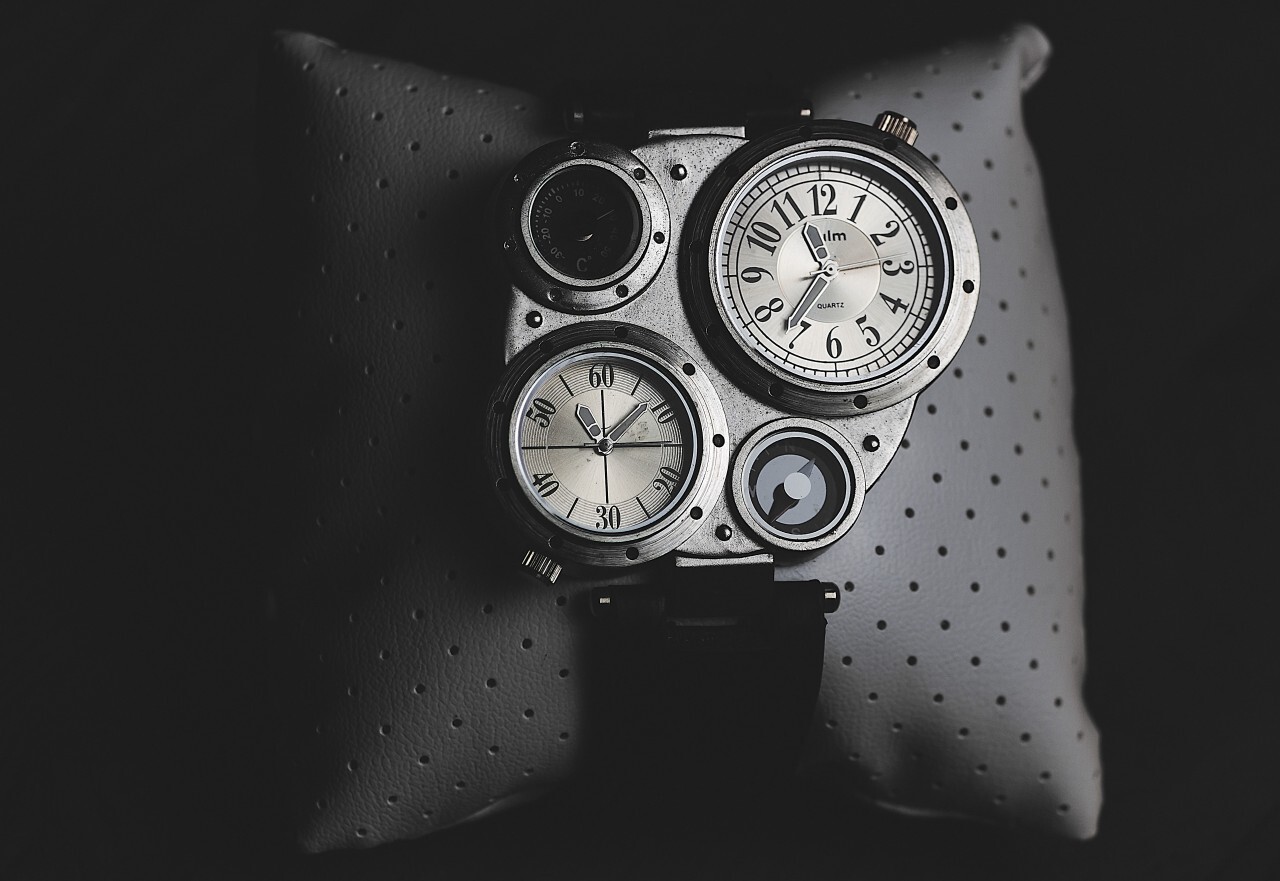 steampunk wristwatch