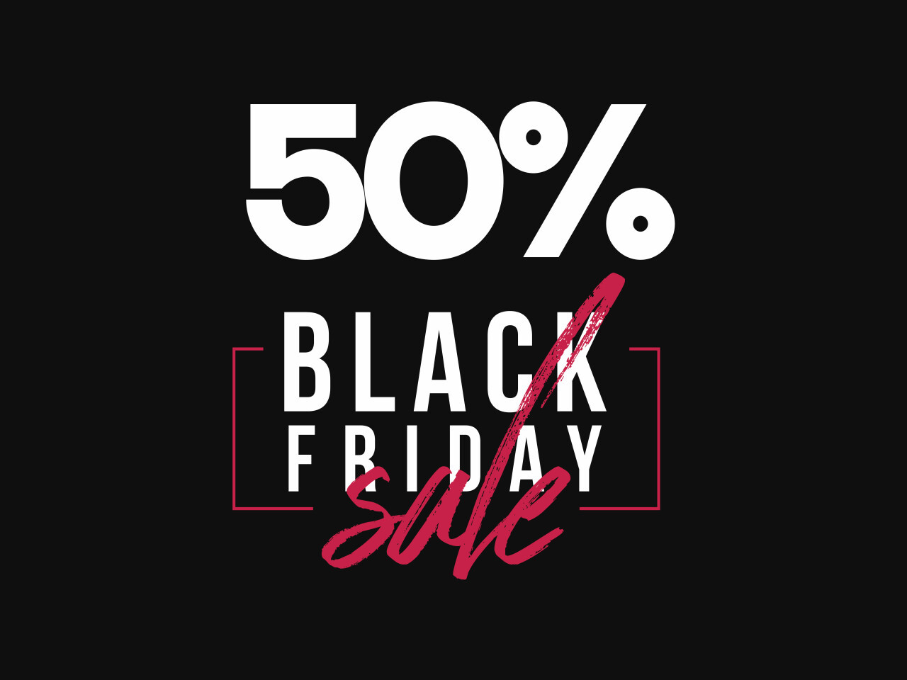 Black Friday Sale Banner Template PSD