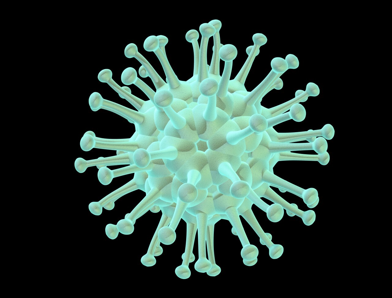 Corona Covid-19 Virus 3D illustration