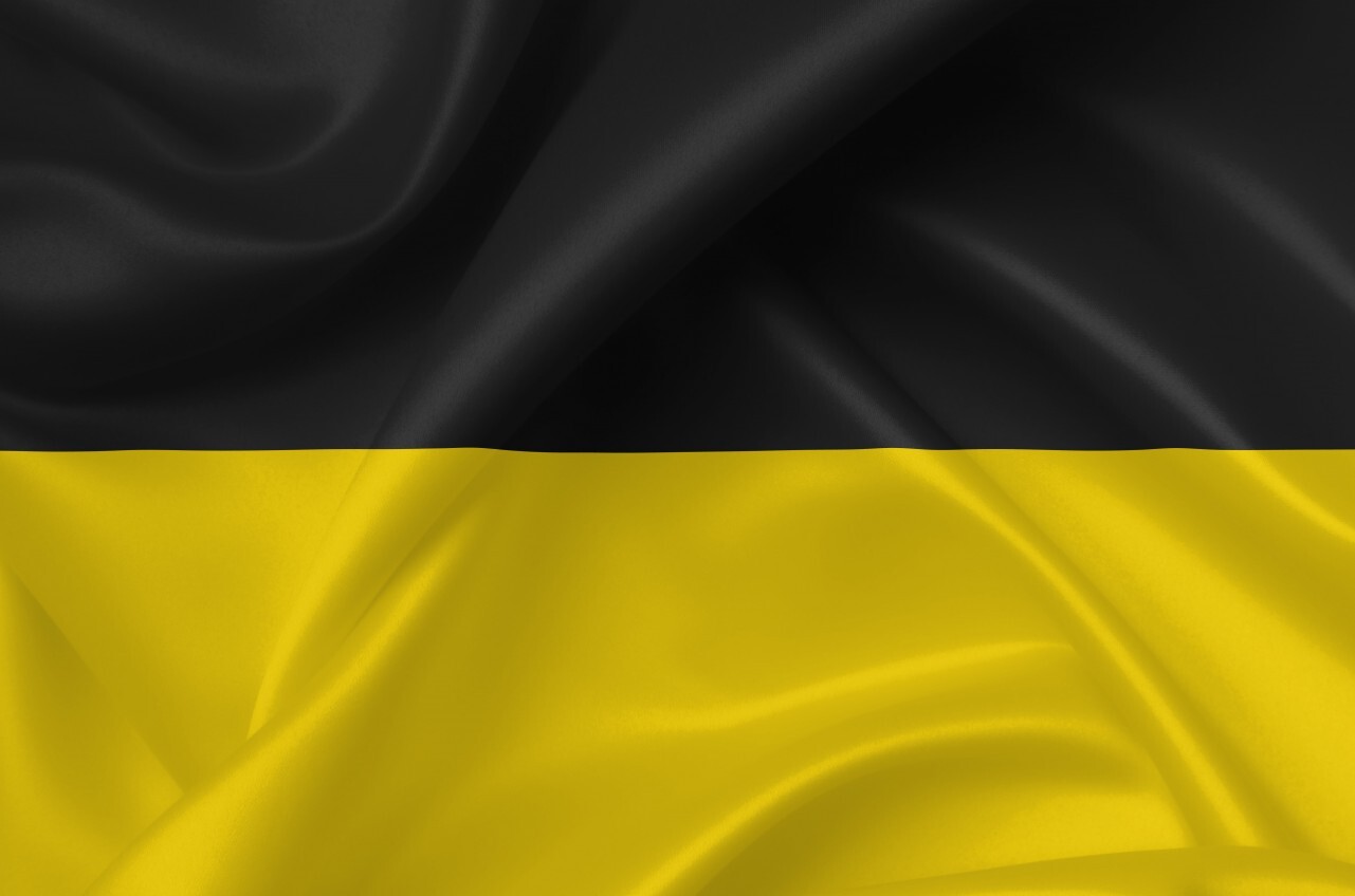 flag of the habsburg monarchy country symbol illustration