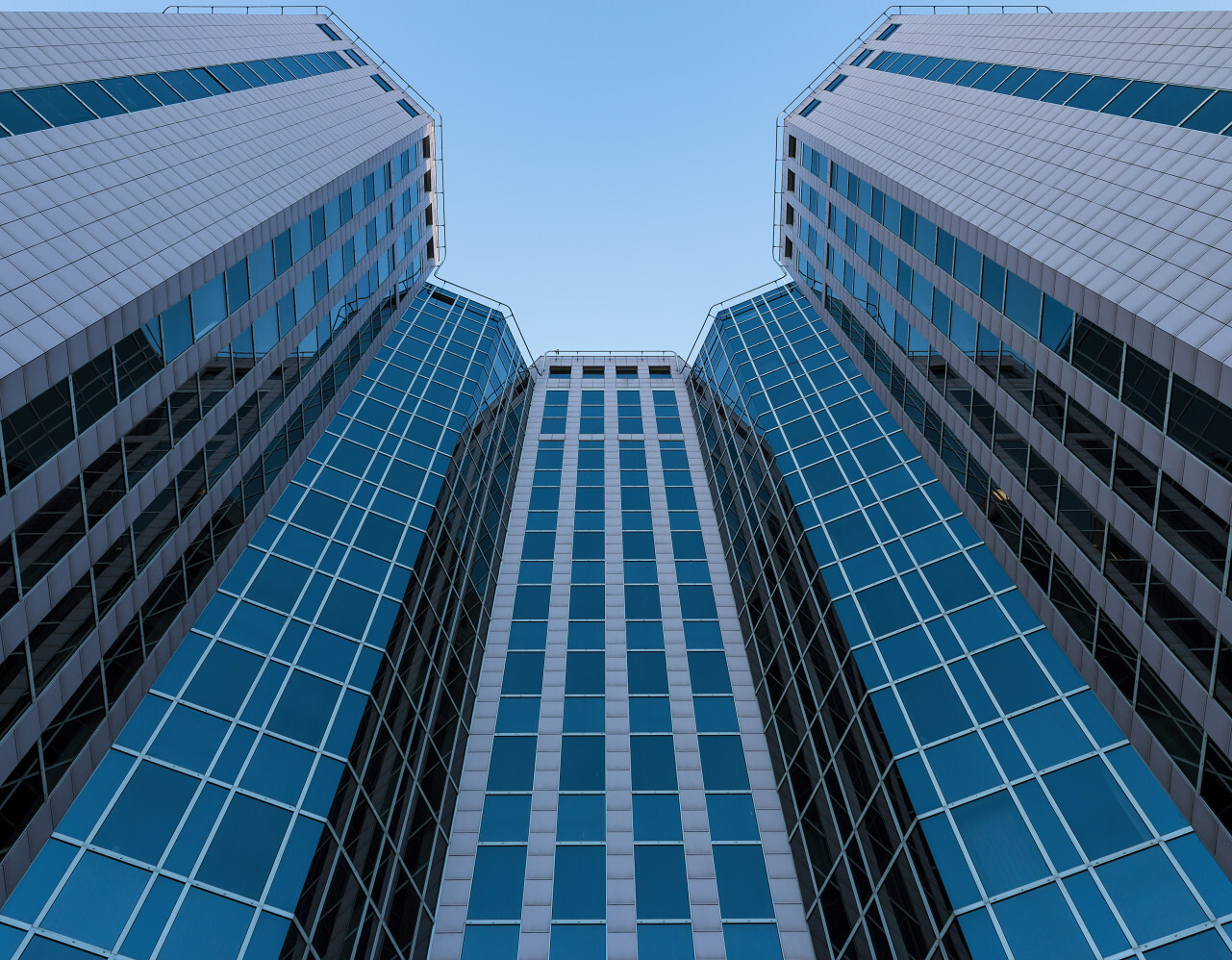 skyscraper reflection