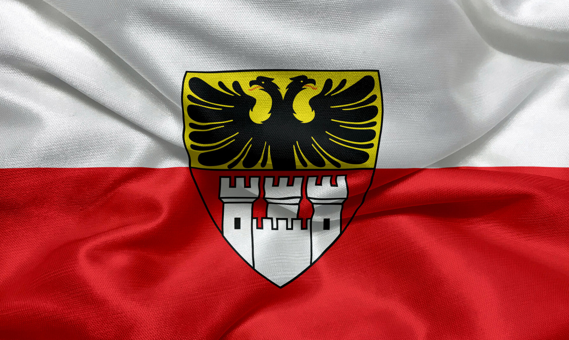 Flag of the city of Duisburg