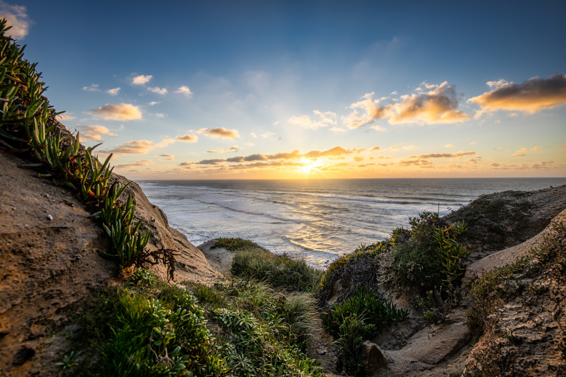 Praia do Seixo Sunset - Seascape Panorama