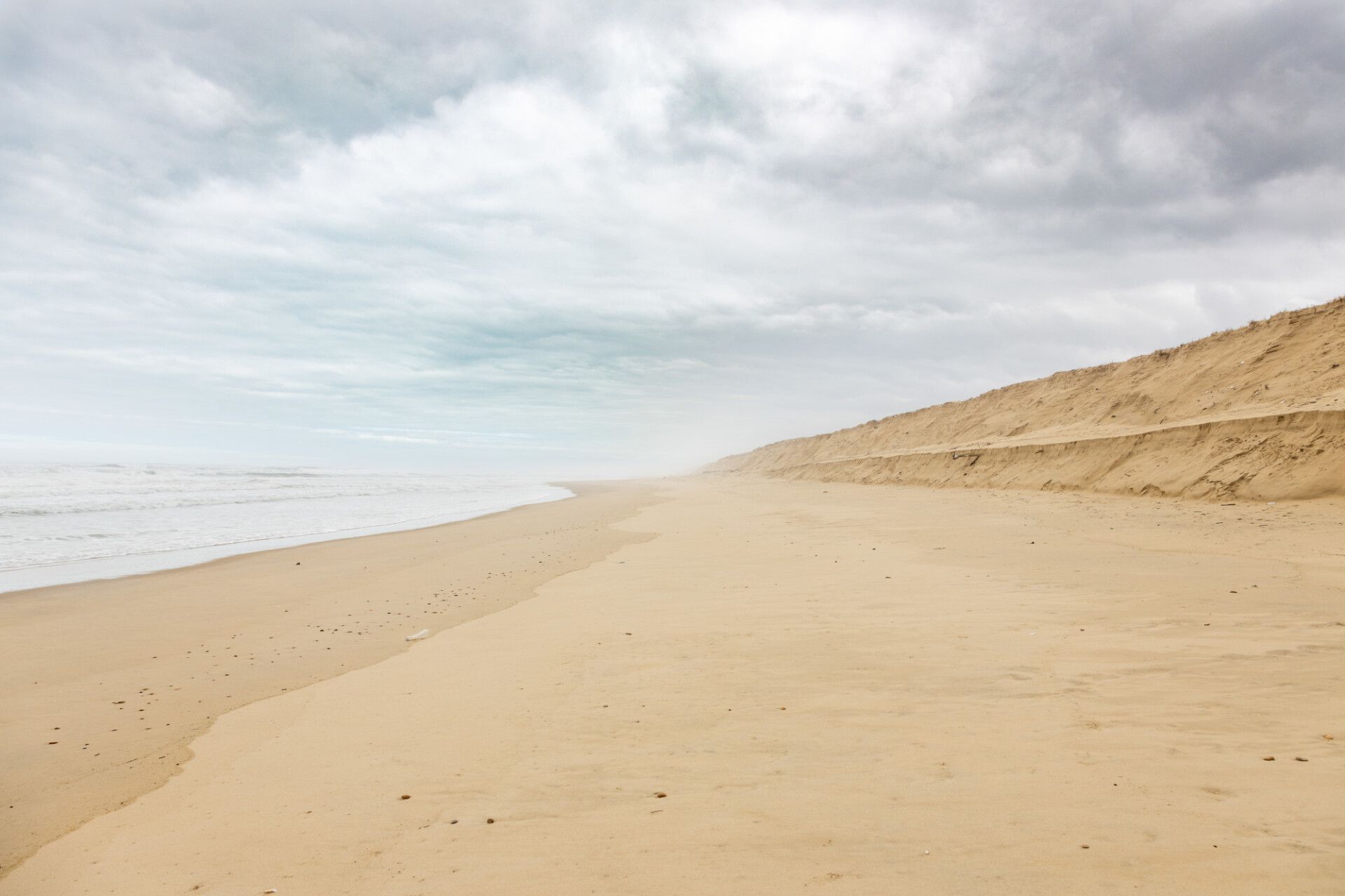 Sandy beach in France - Soustons Plage