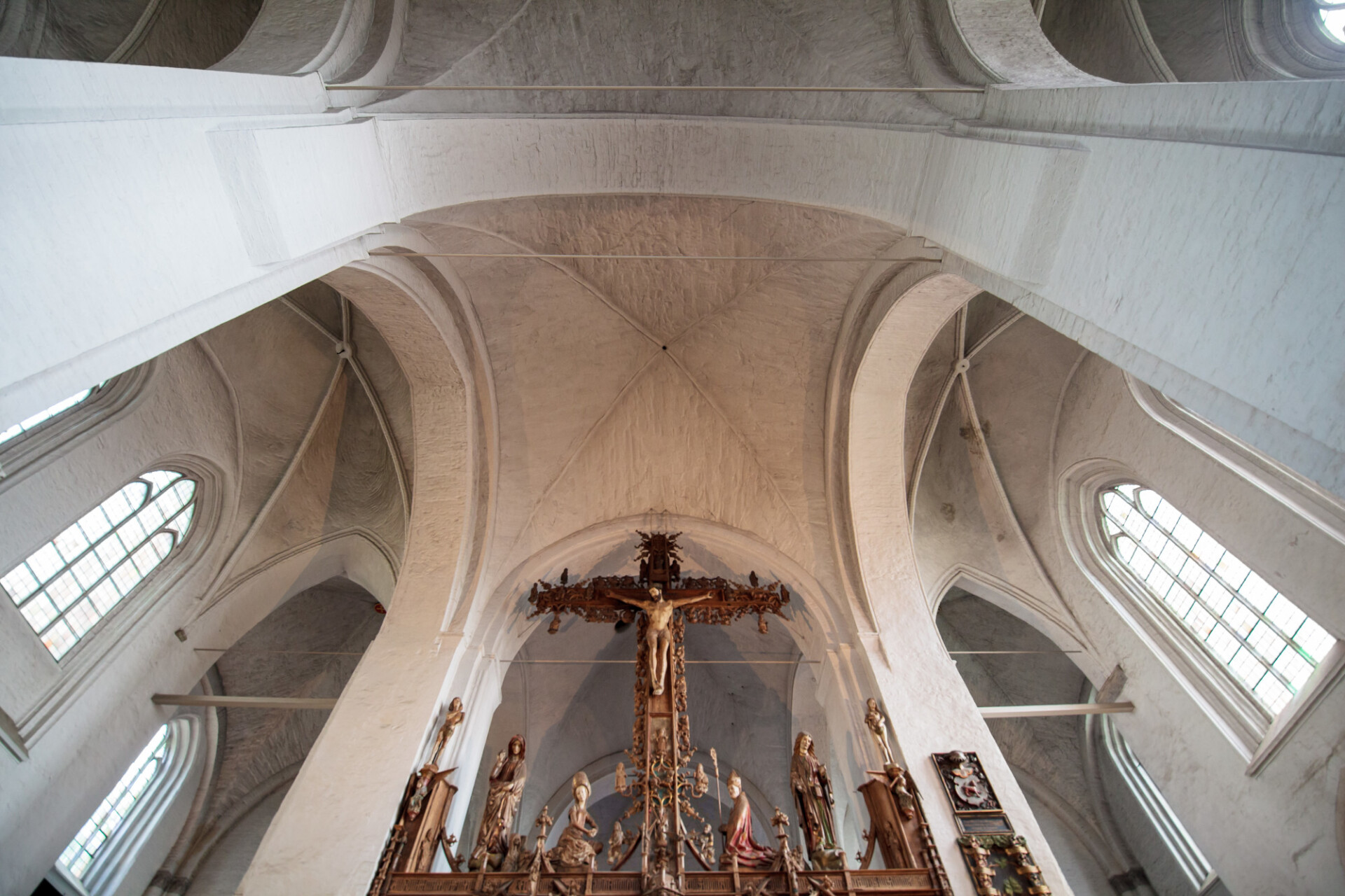 Wonderful architecture of the cathedral in Lübeck