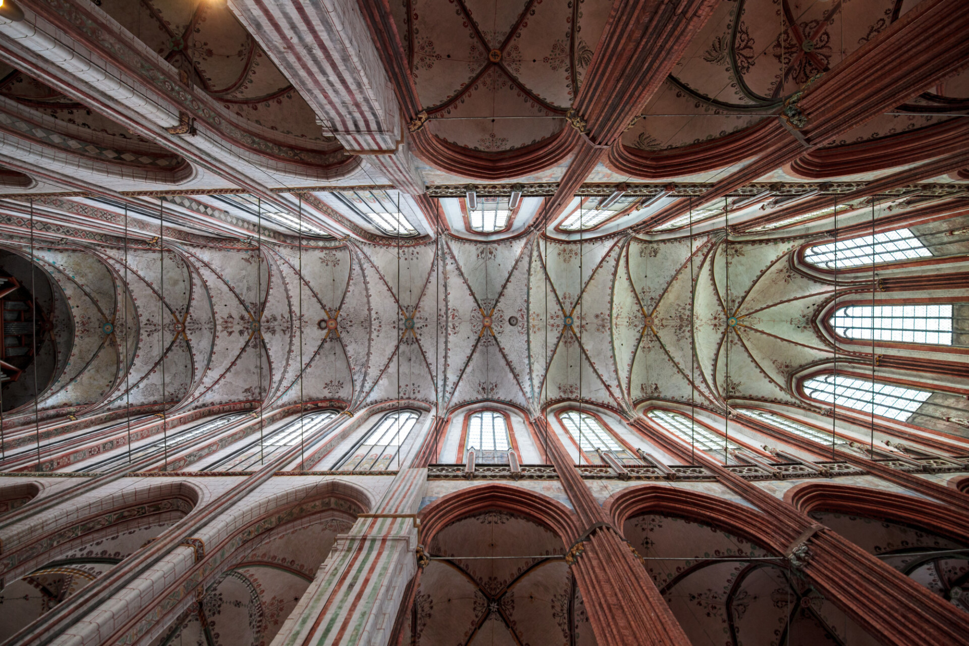 St. Mary's church at Lübeck, Schleswig-Holstein, Germany Interior