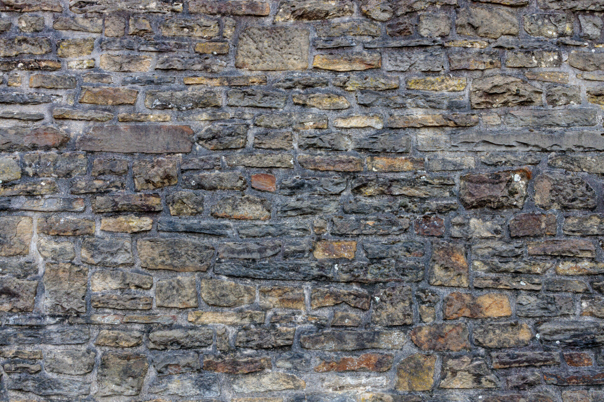 Old weathered rough Stonewall Fullframe Texture