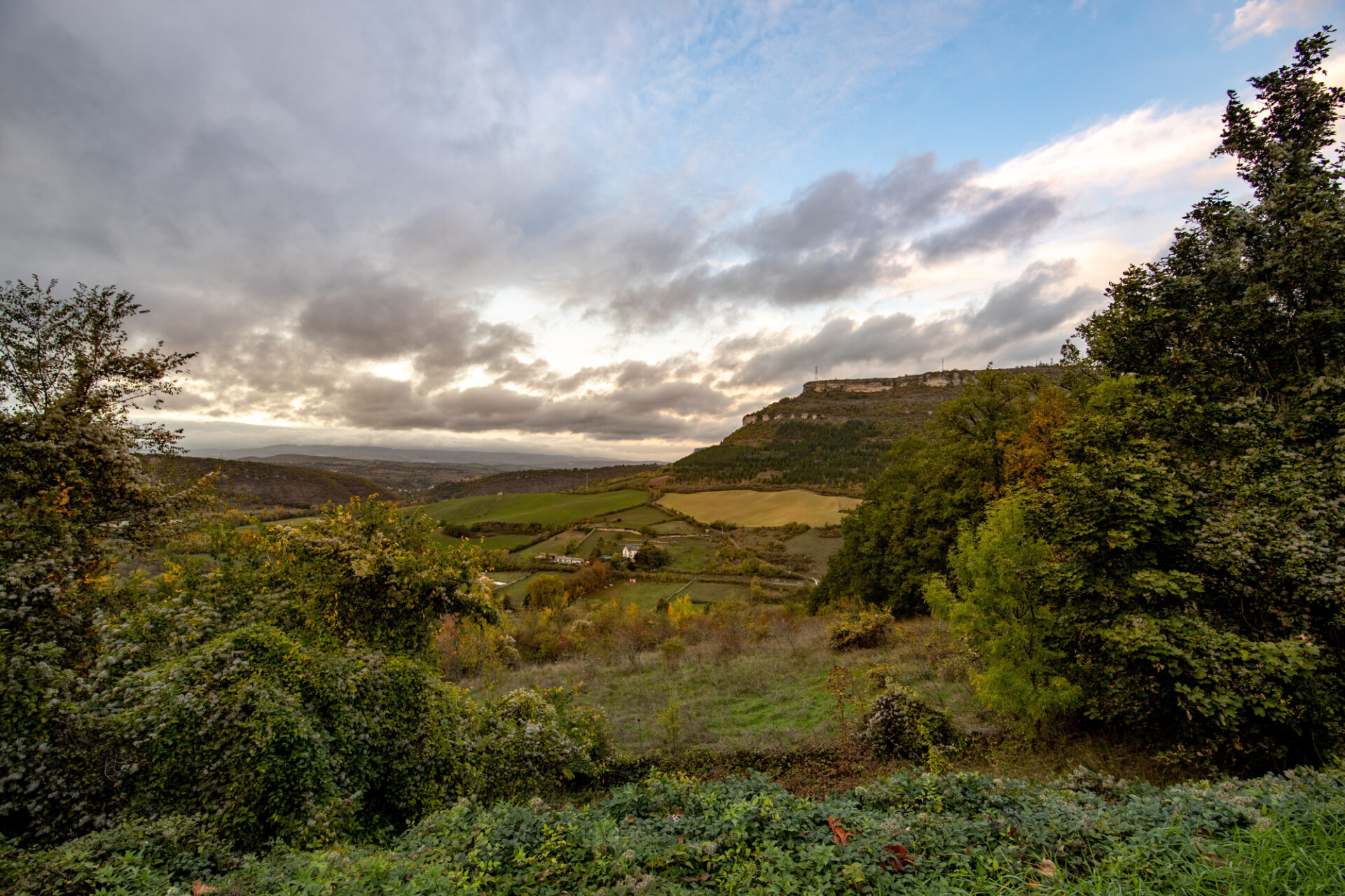 Montgros Chapeauroux Landscape in France