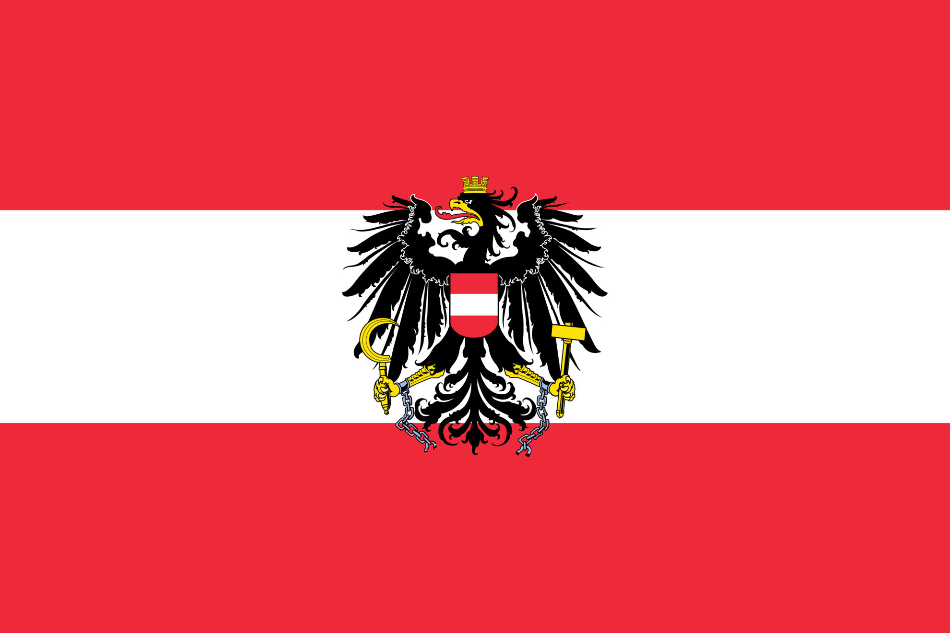 austria flag high res