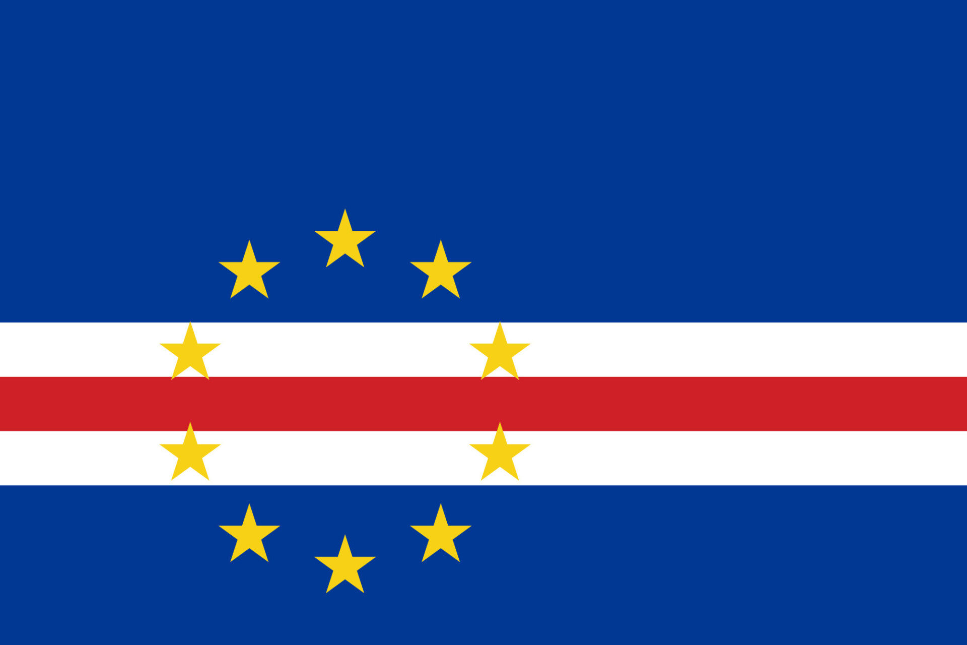cape verde flag image and vector