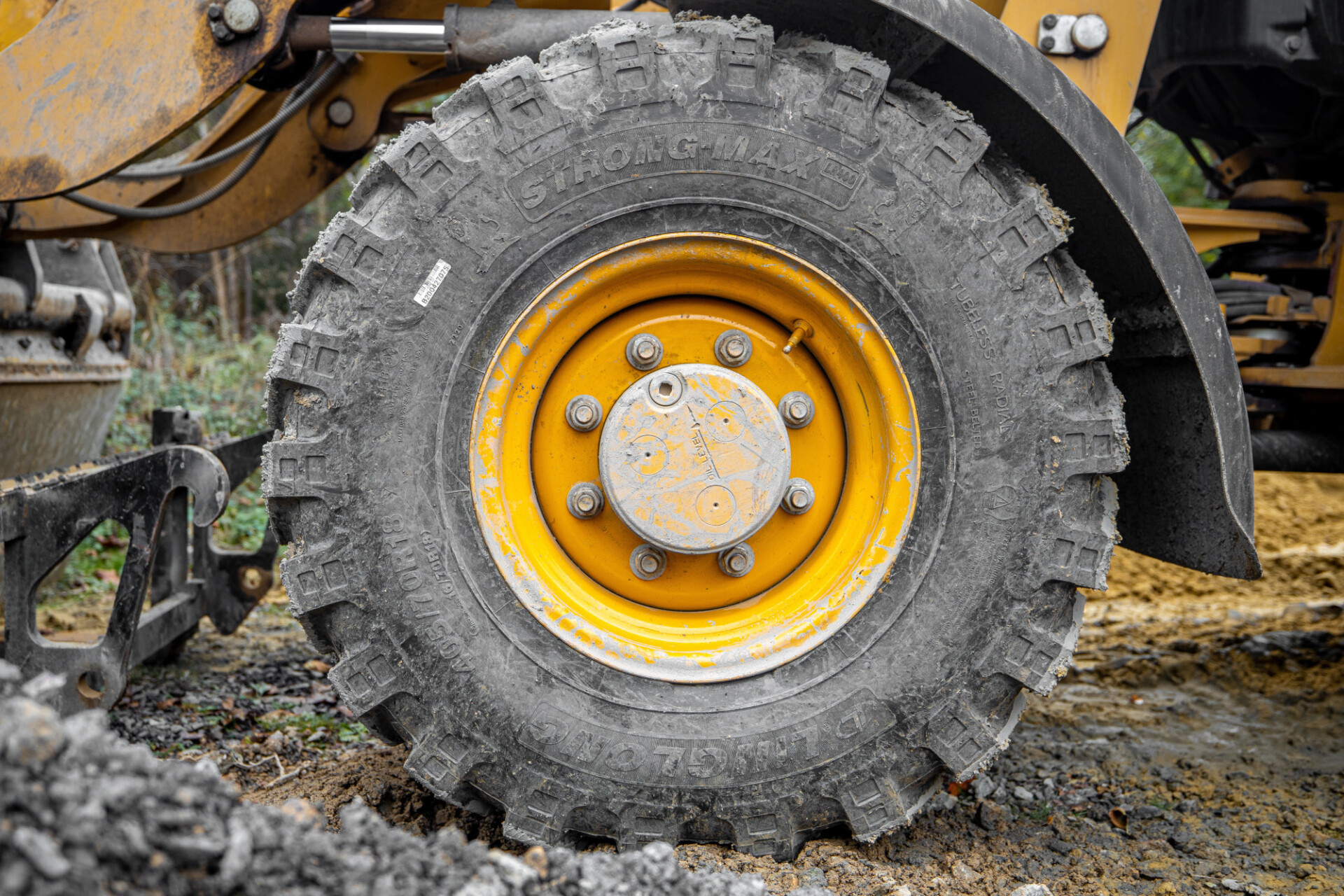 Excavator tires