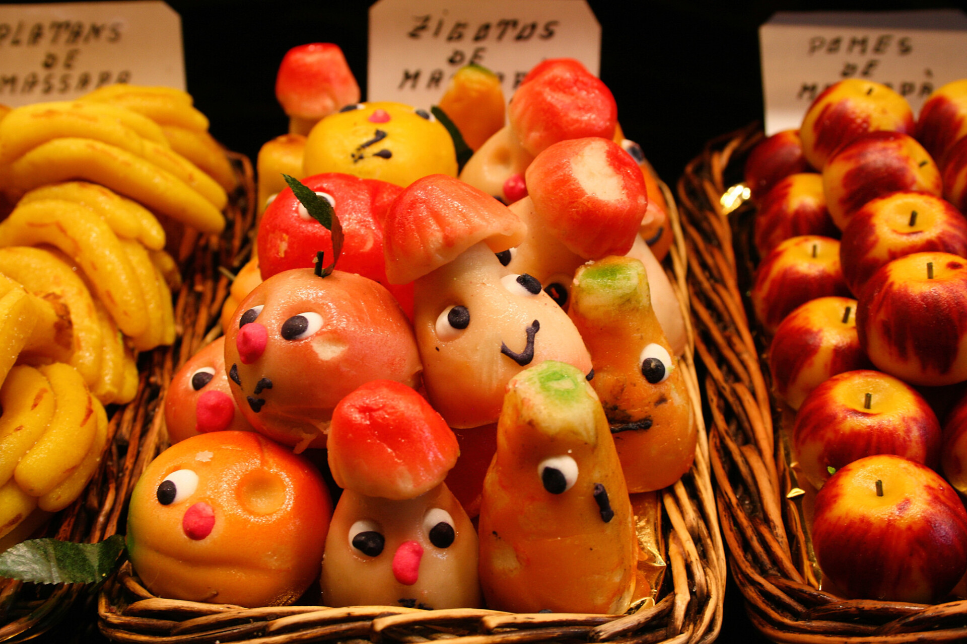 marzipan faces