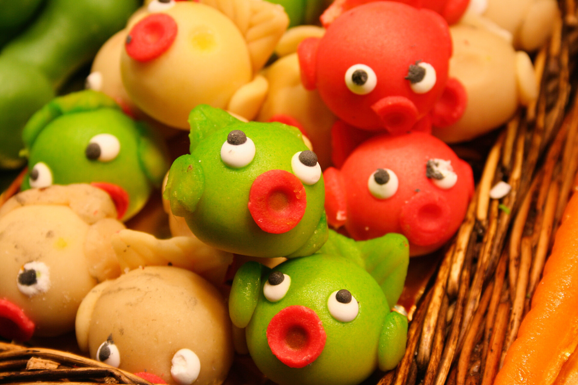 marzipan fishes