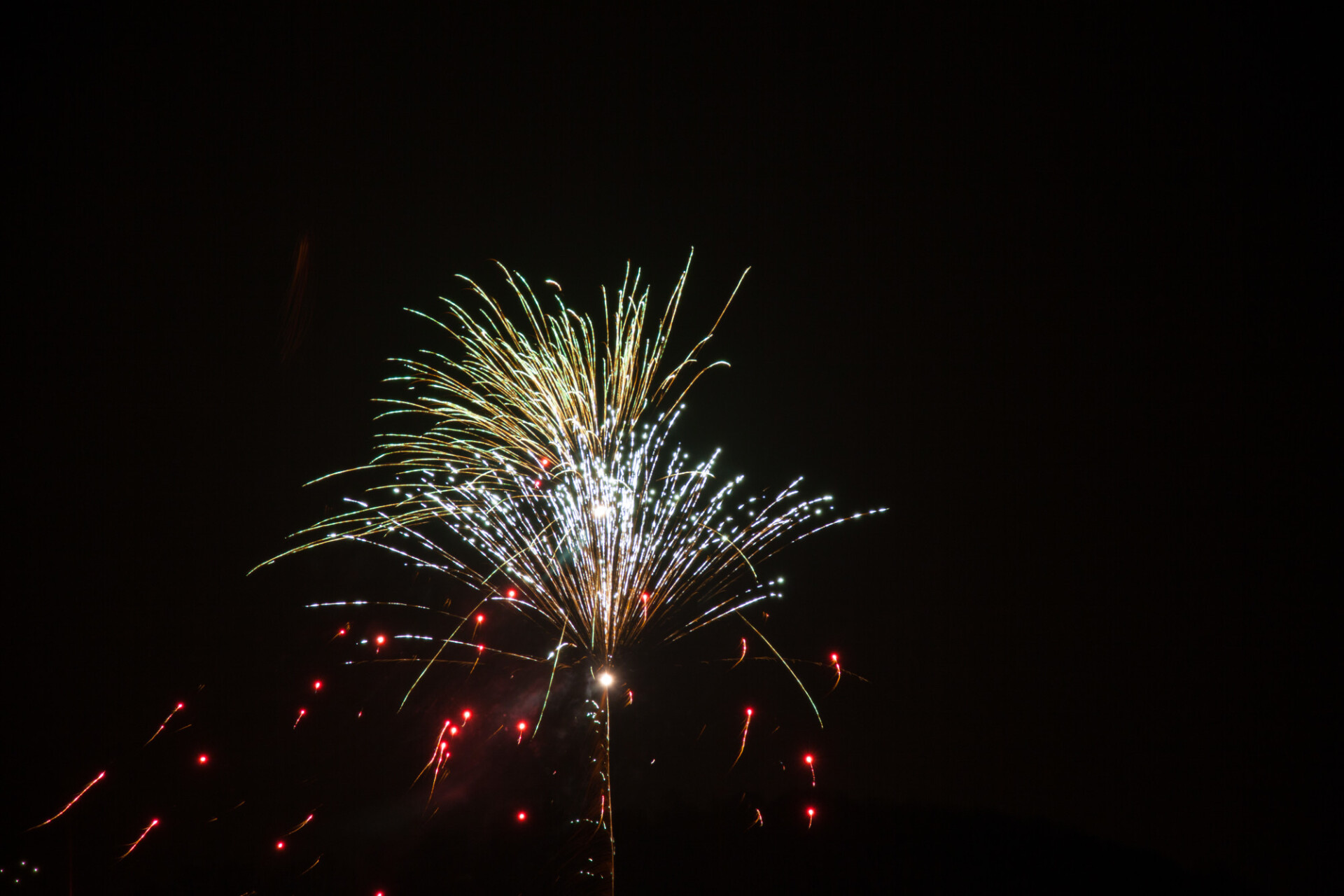 new years eve fireworks black background