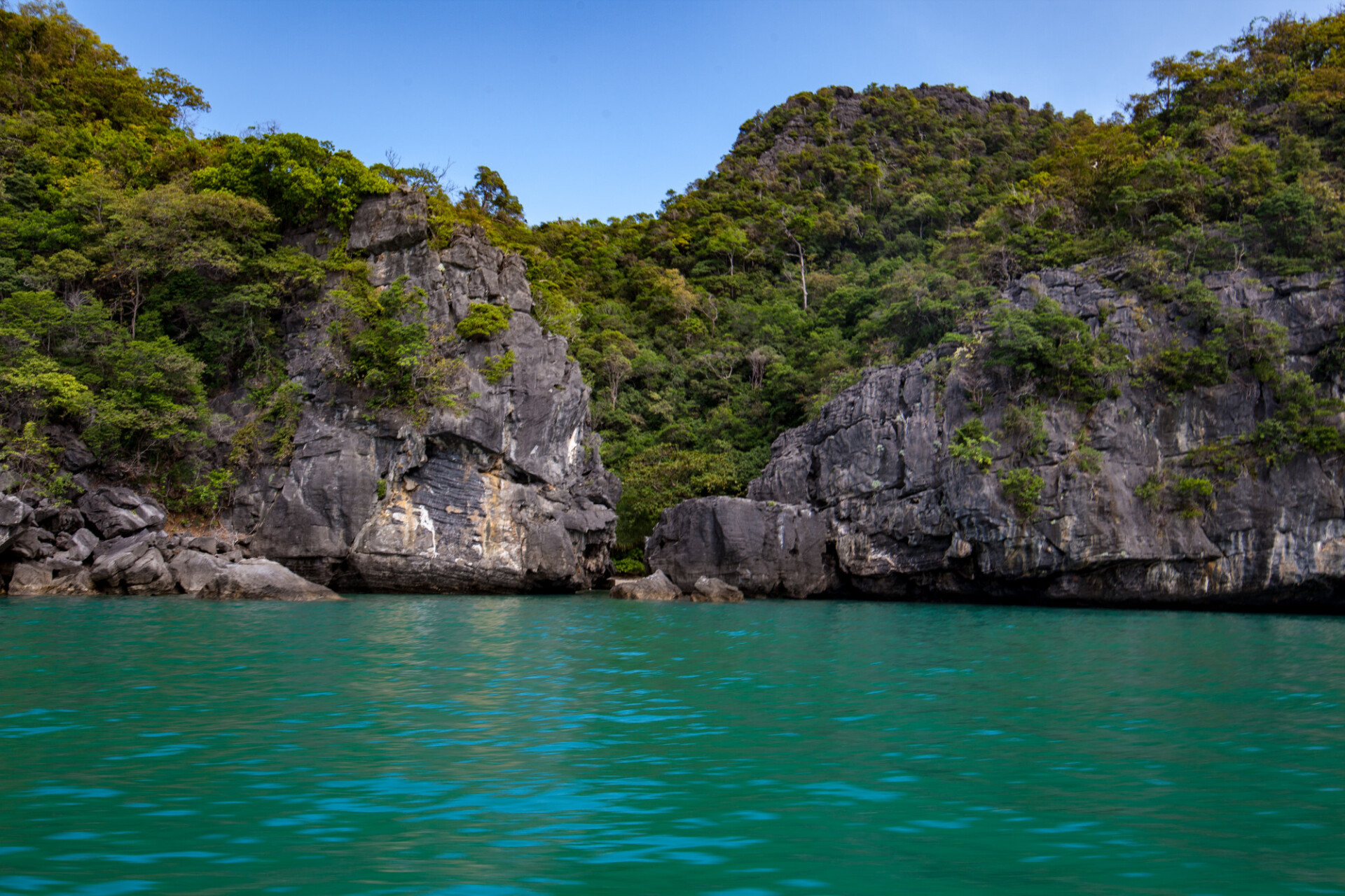 cliffs at the sea