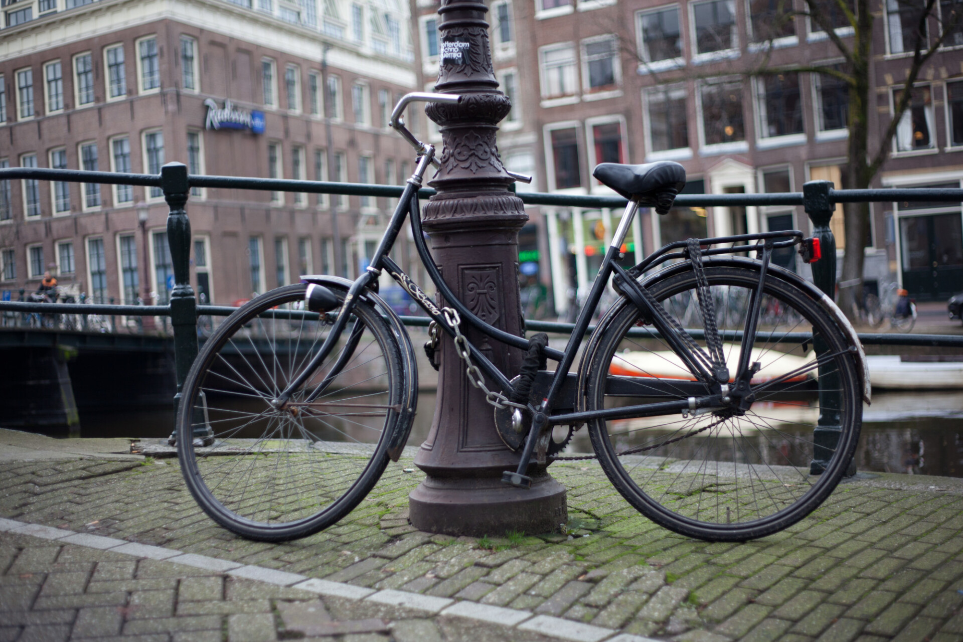 bicycle on lamppost